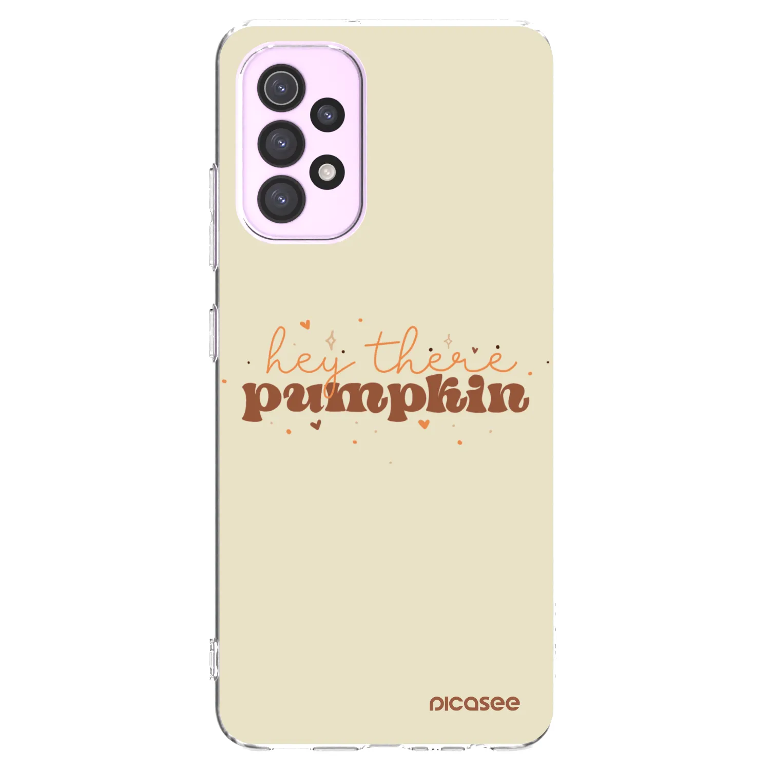 Picasee Samsung Galaxy A32 5G A326B Hülle - Transparentes Silikon - Hey there pumpkin