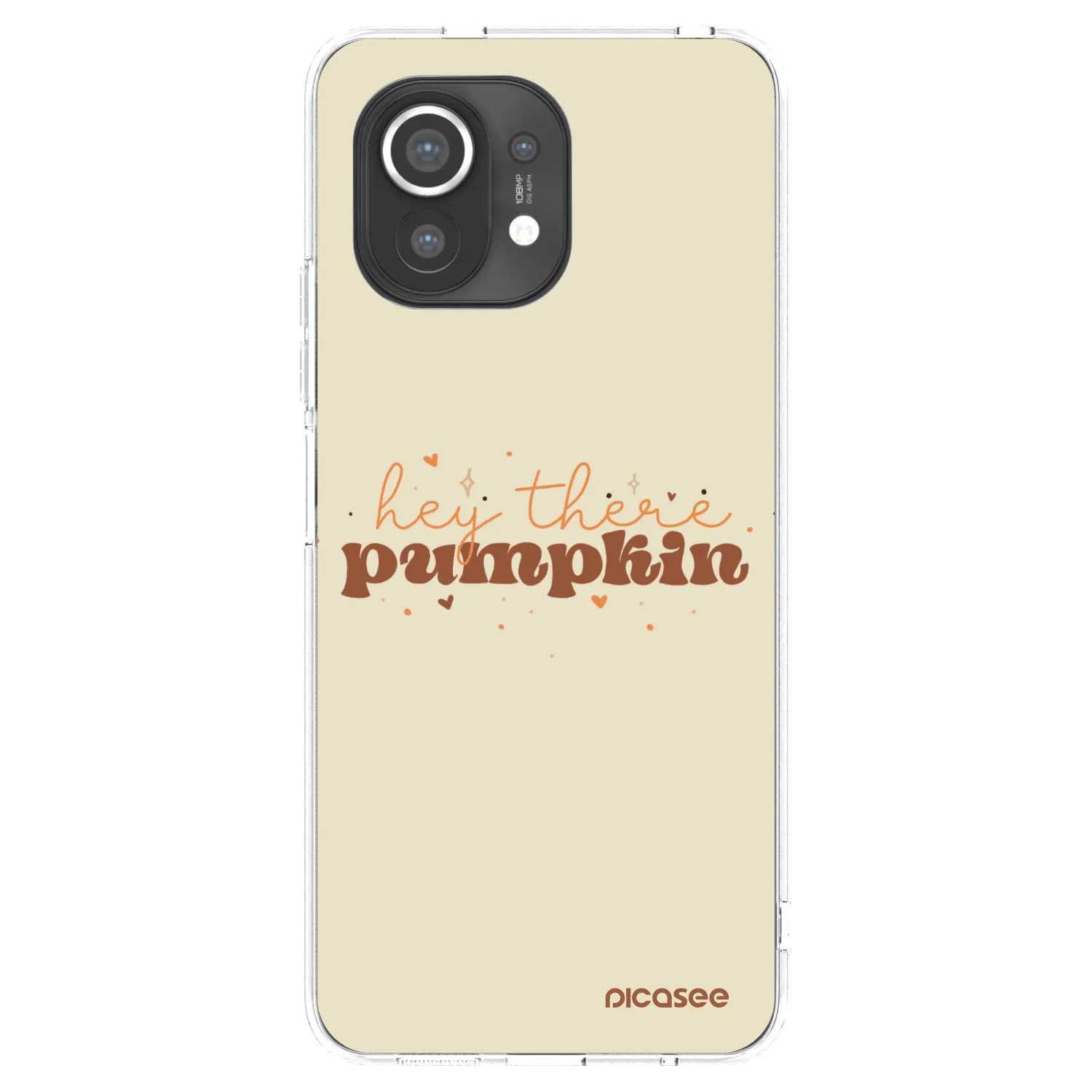 Picasee Xiaomi Mi 11 Hülle - Transparentes Silikon - Hey there pumpkin