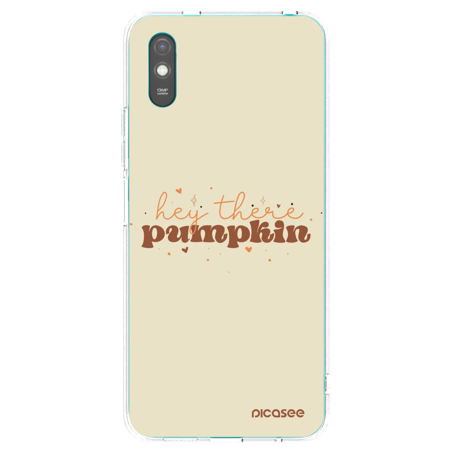 Picasee Xiaomi Redmi 9AT Hülle - Transparentes Silikon - Hey there pumpkin