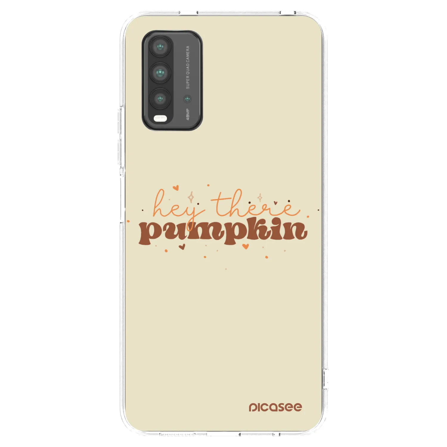 Picasee Xiaomi Redmi 9T Hülle - Schwarzes Silikon - Hey there pumpkin