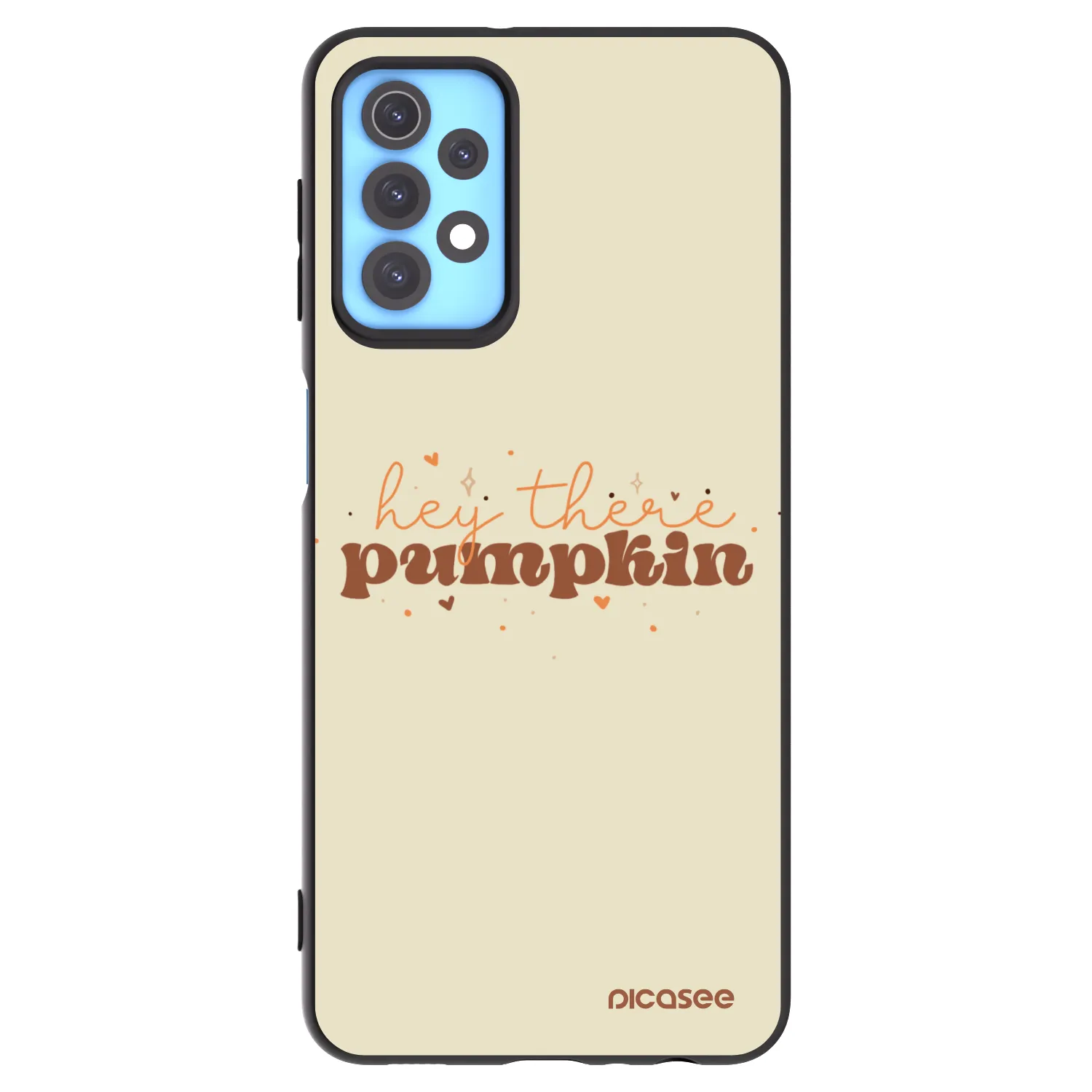 Picasee Samsung Galaxy A32 4G SM-A325F Hülle - Schwarzes Silikon - Hey there pumpkin
