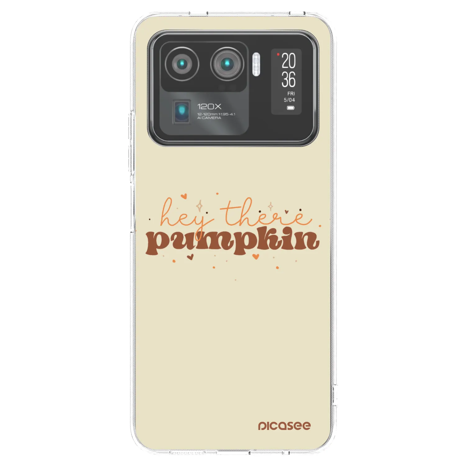 Picasee Xiaomi Mi 11 Ultra Hülle - Transparentes Silikon - Hey there pumpkin