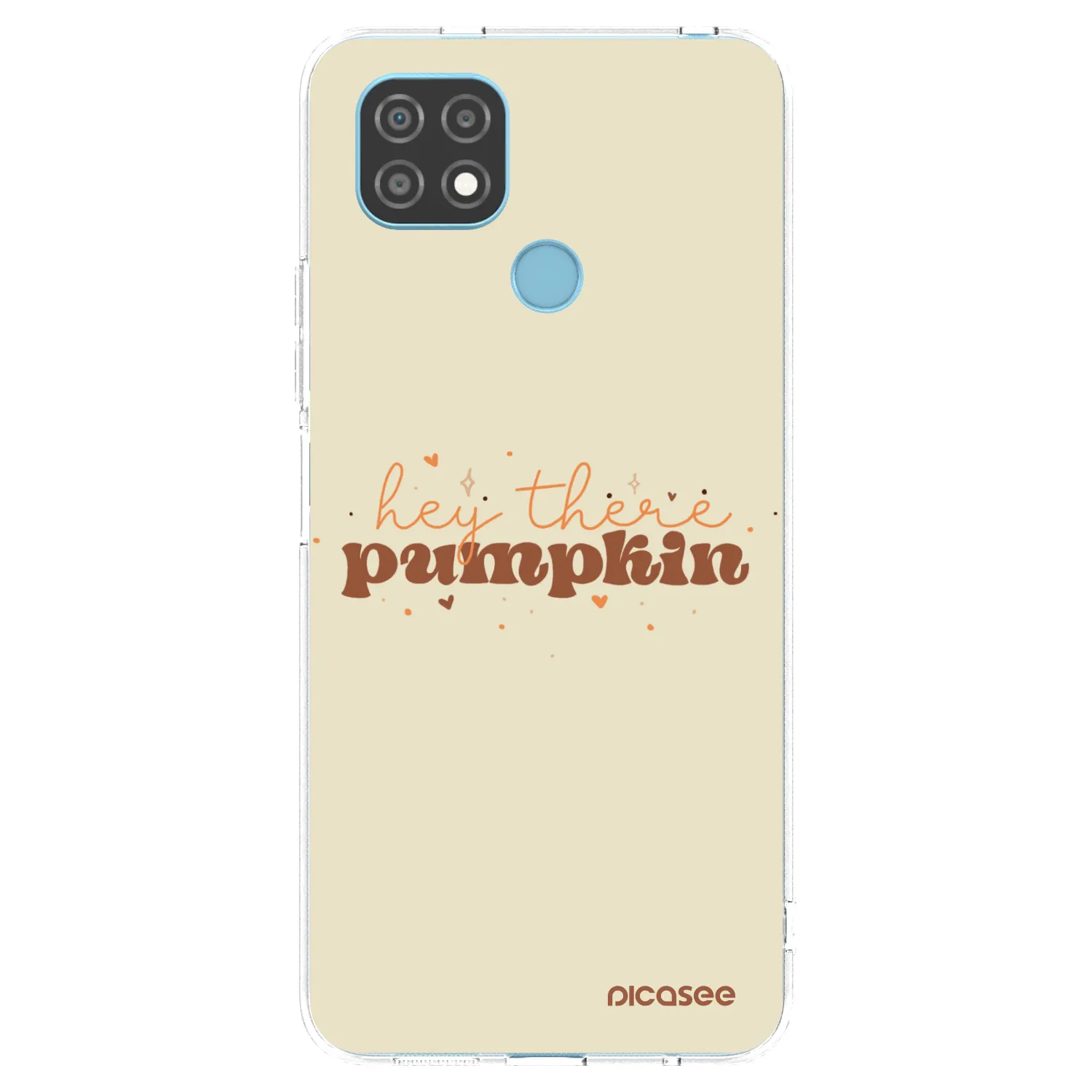 Picasee Realme C21 Hülle - Transparentes Silikon - Hey there pumpkin