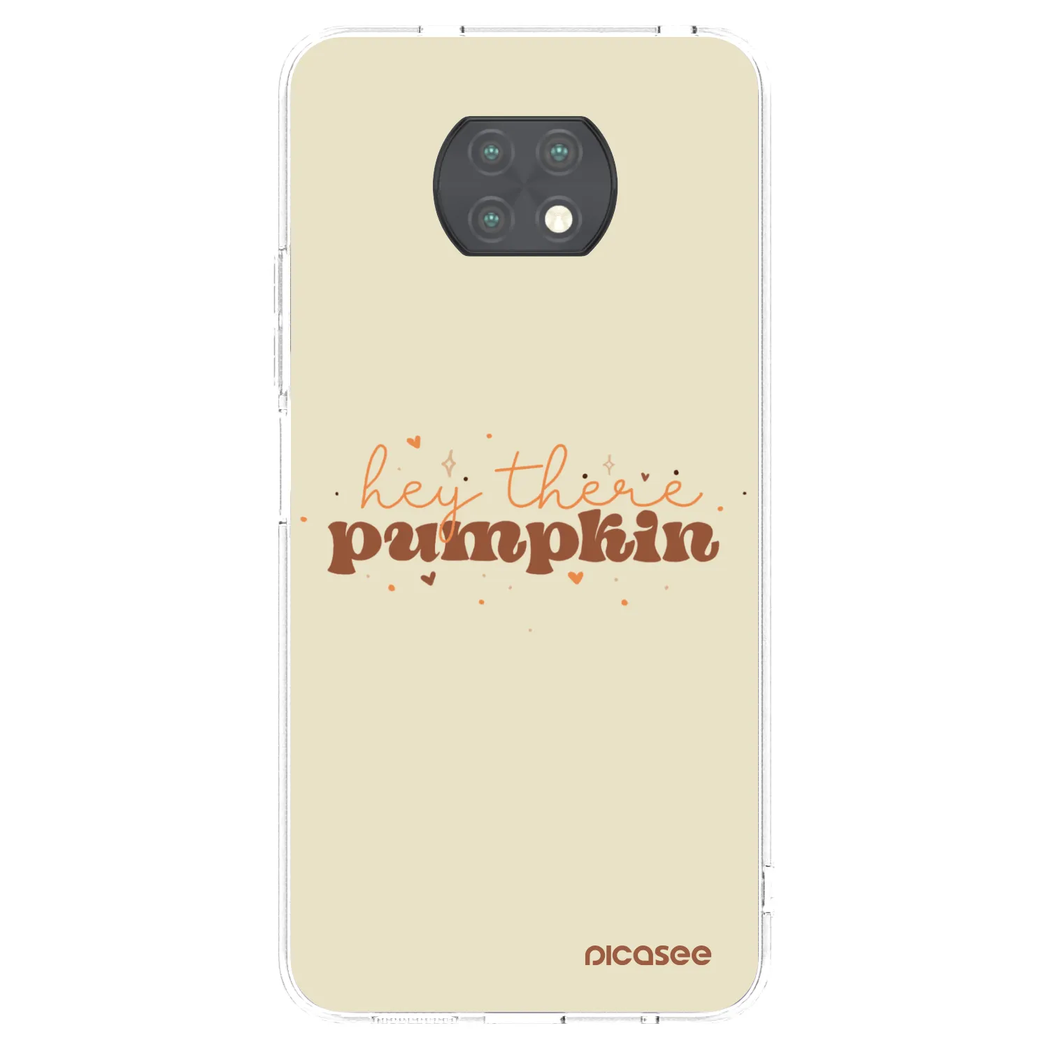 Picasee Xiaomi Redmi Note 9T Hülle - Transparentes Silikon - Hey there pumpkin