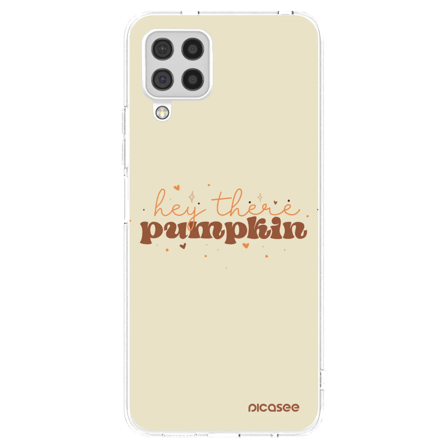 Picasee Samsung Galaxy A22 A225F 4G Hülle - Transparentes Silikon - Hey there pumpkin