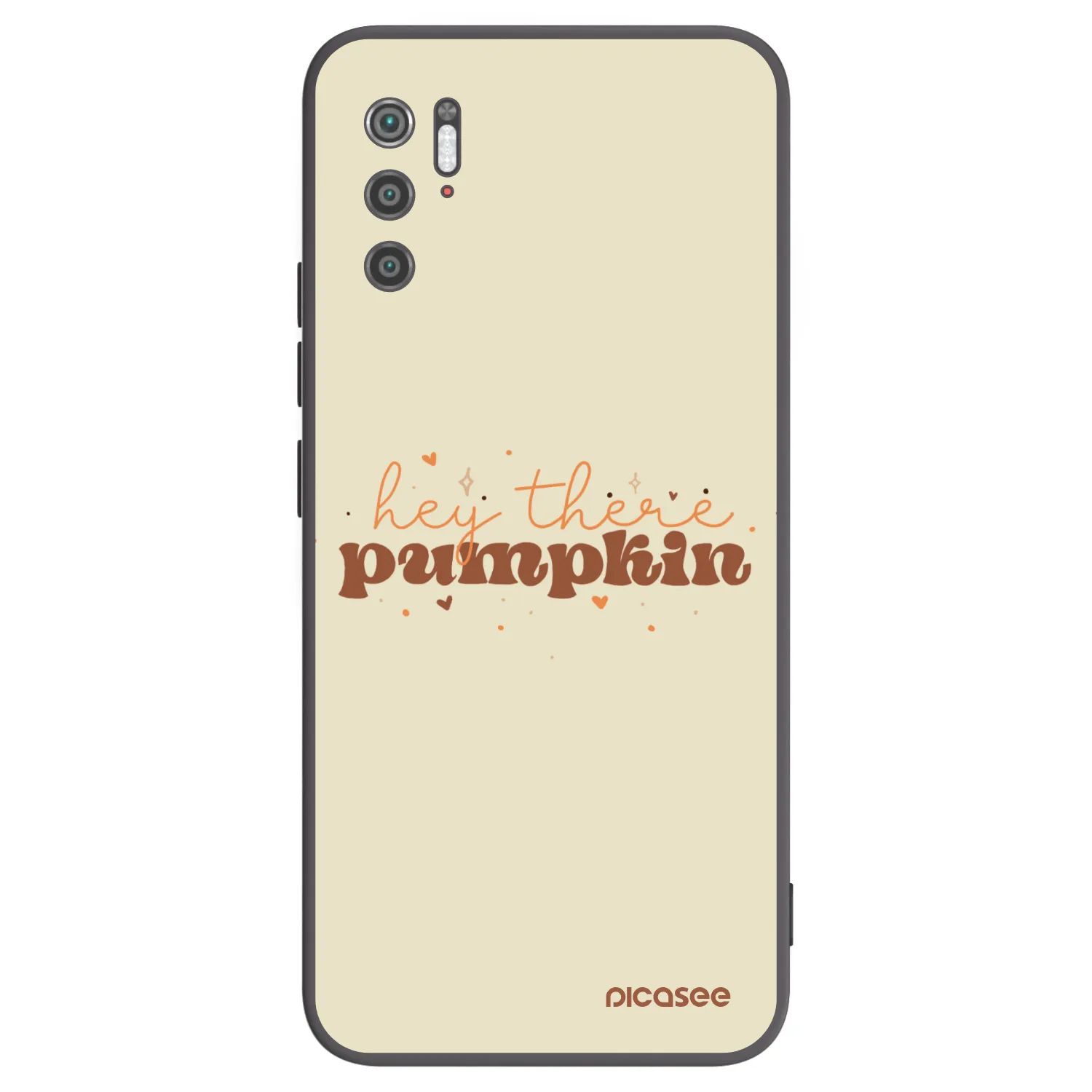 Picasee Xiaomi Poco M3 Pro 5G Hülle - Schwarzes Silikon - Hey there pumpkin