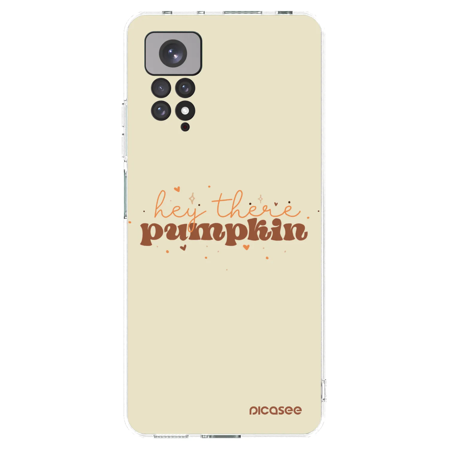 Picasee Xiaomi Redmi Note 11S 4G Hülle - Transparentes Silikon - Hey there pumpkin