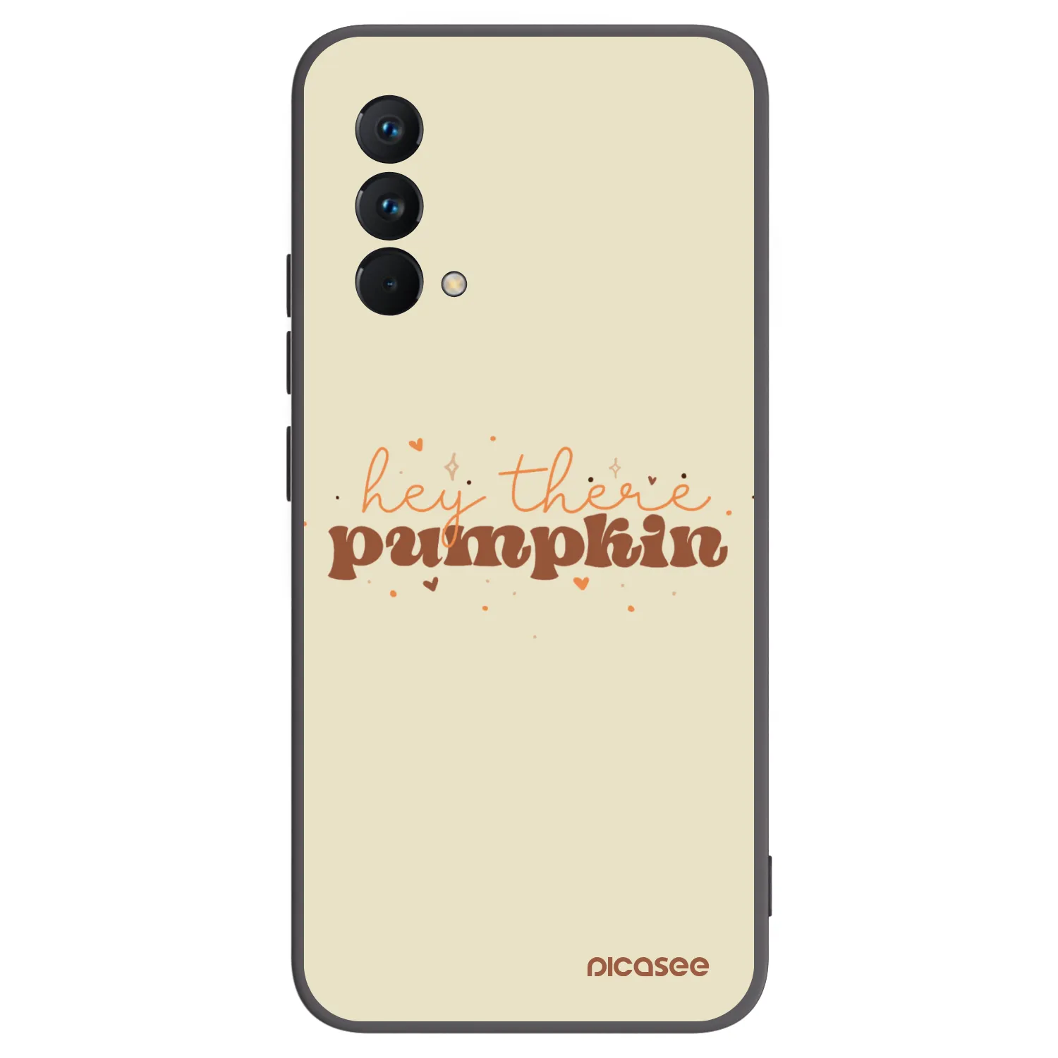 Picasee Realme GT Master Edition 5G Hülle - Schwarzes Silikon - Hey there pumpkin
