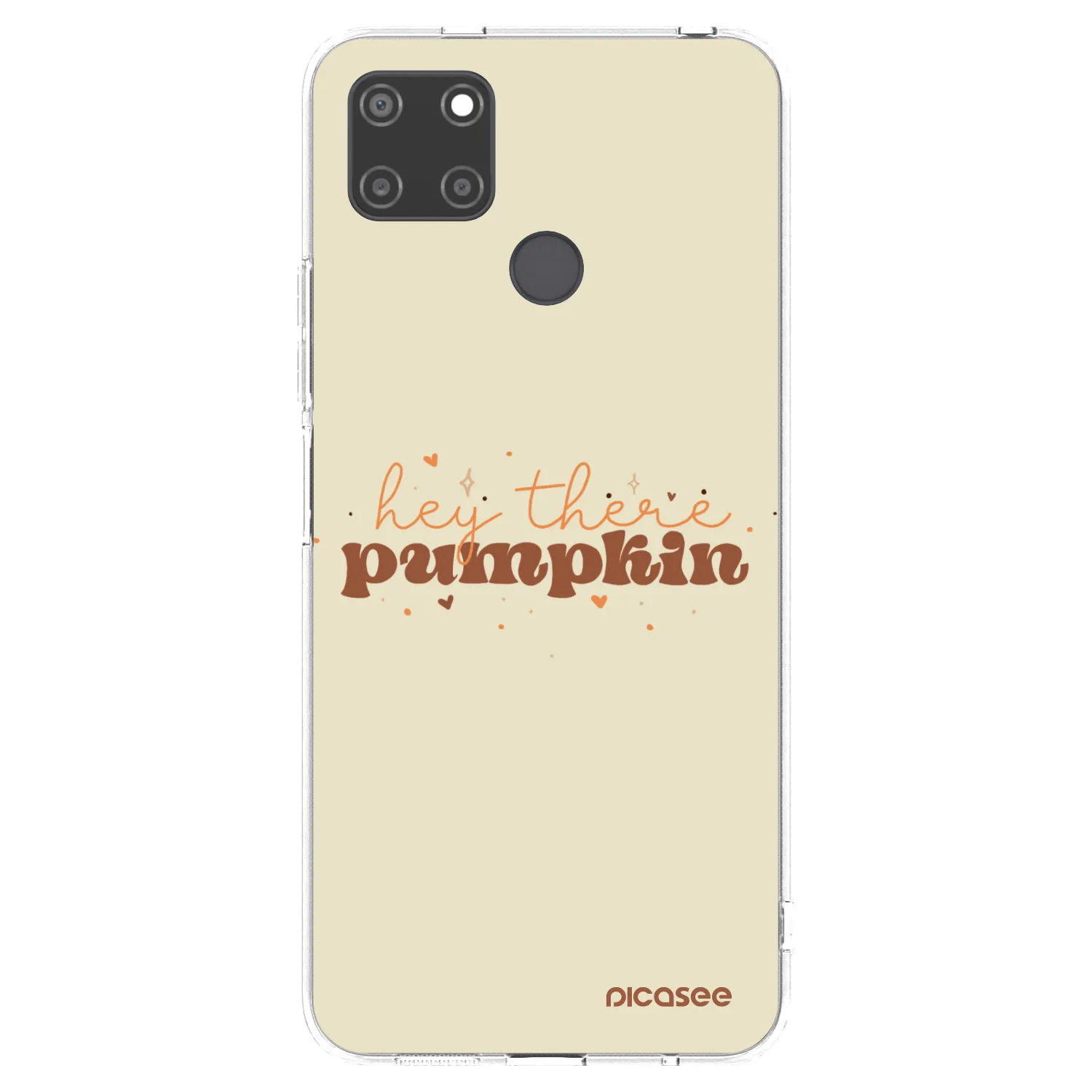 Picasee Realme C21Y Hülle - Transparentes Silikon - Hey there pumpkin
