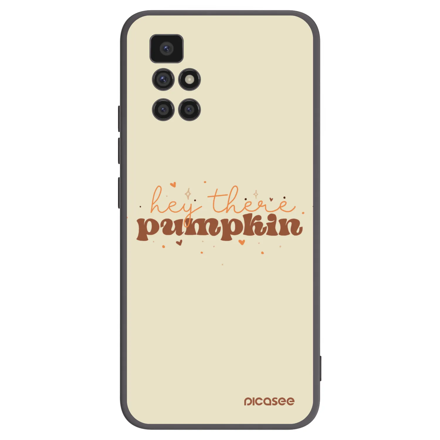 Picasee Xiaomi Redmi 10 (2022) Hülle - Schwarzes Silikon - Hey there pumpkin