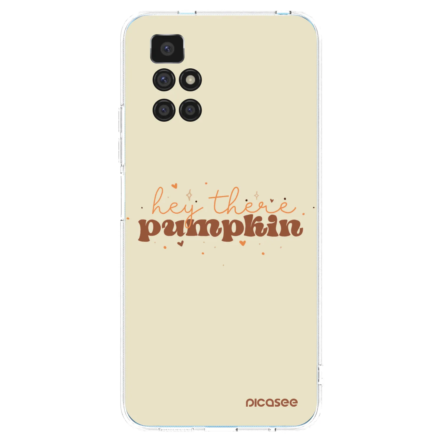 Picasee Xiaomi Redmi 10 (2022) Hülle - Transparentes Silikon - Hey there pumpkin