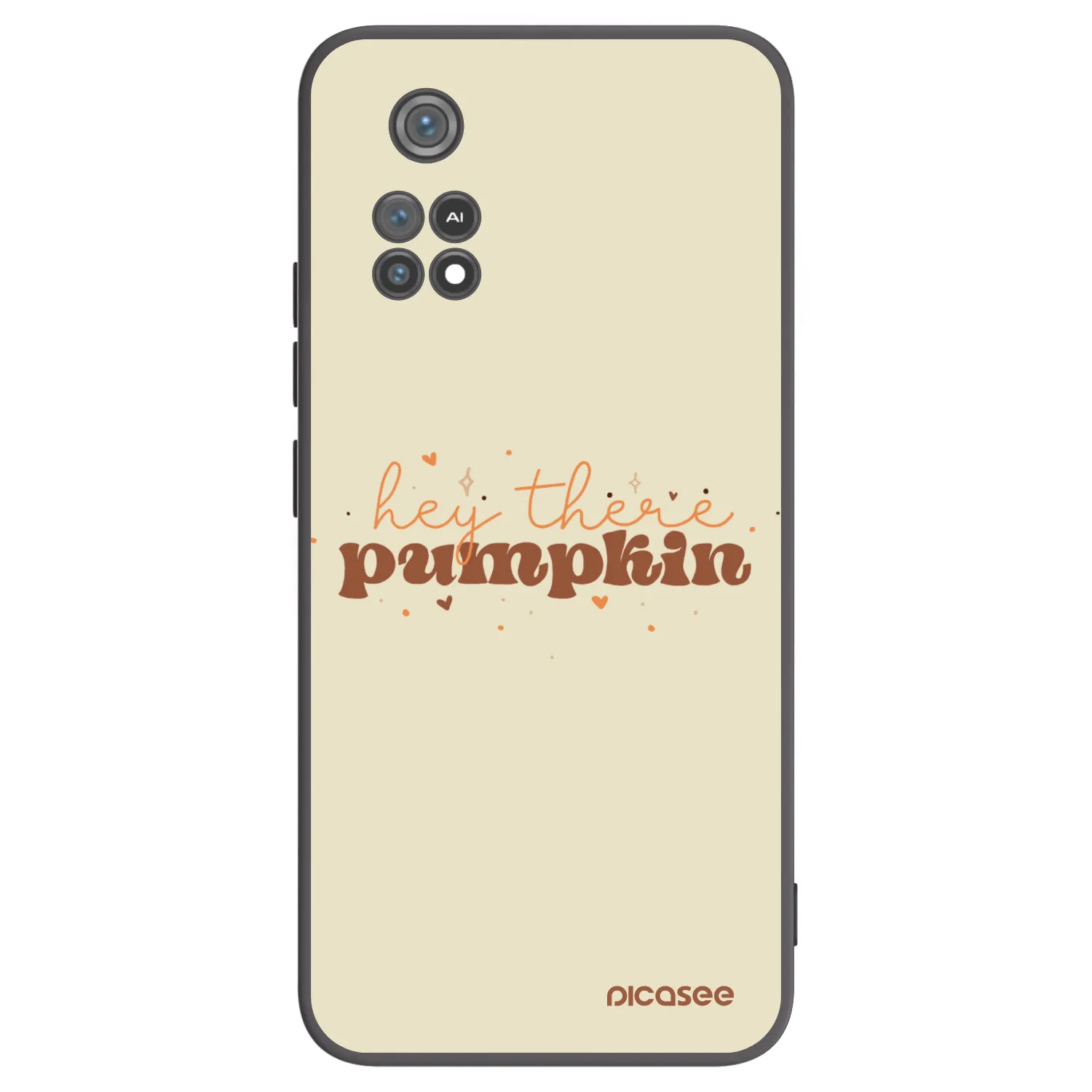 Picasee Xiaomi Poco M4 Pro Hülle - Schwarzes Silikon - Hey there pumpkin