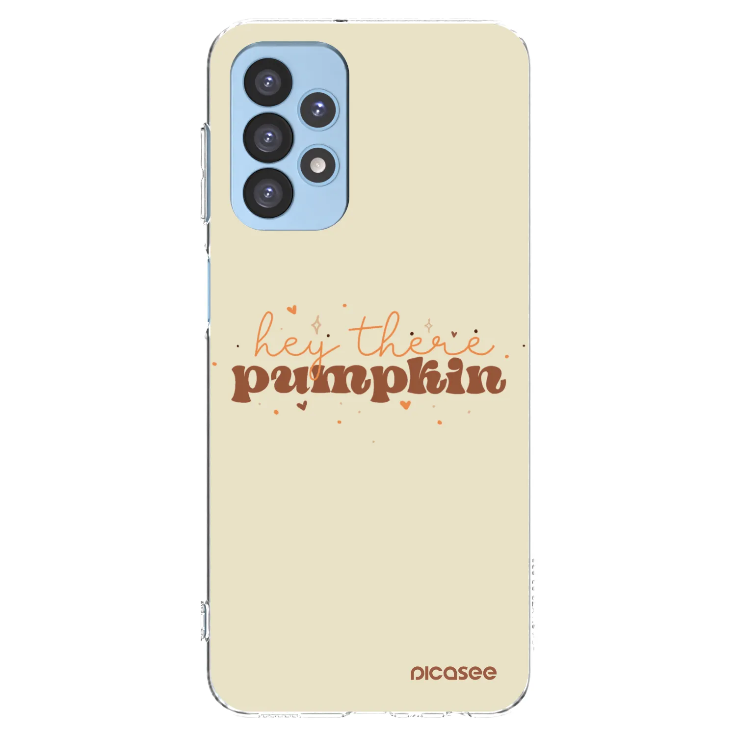 Picasee Samsung Galaxy A23 A235F 4G Hülle - Transparentes Silikon - Hey there pumpkin