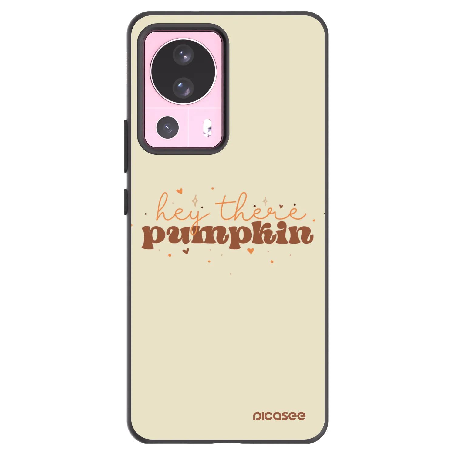 Picasee Xiaomi 13 Lite Hülle - Schwarzes Silikon - Hey there pumpkin