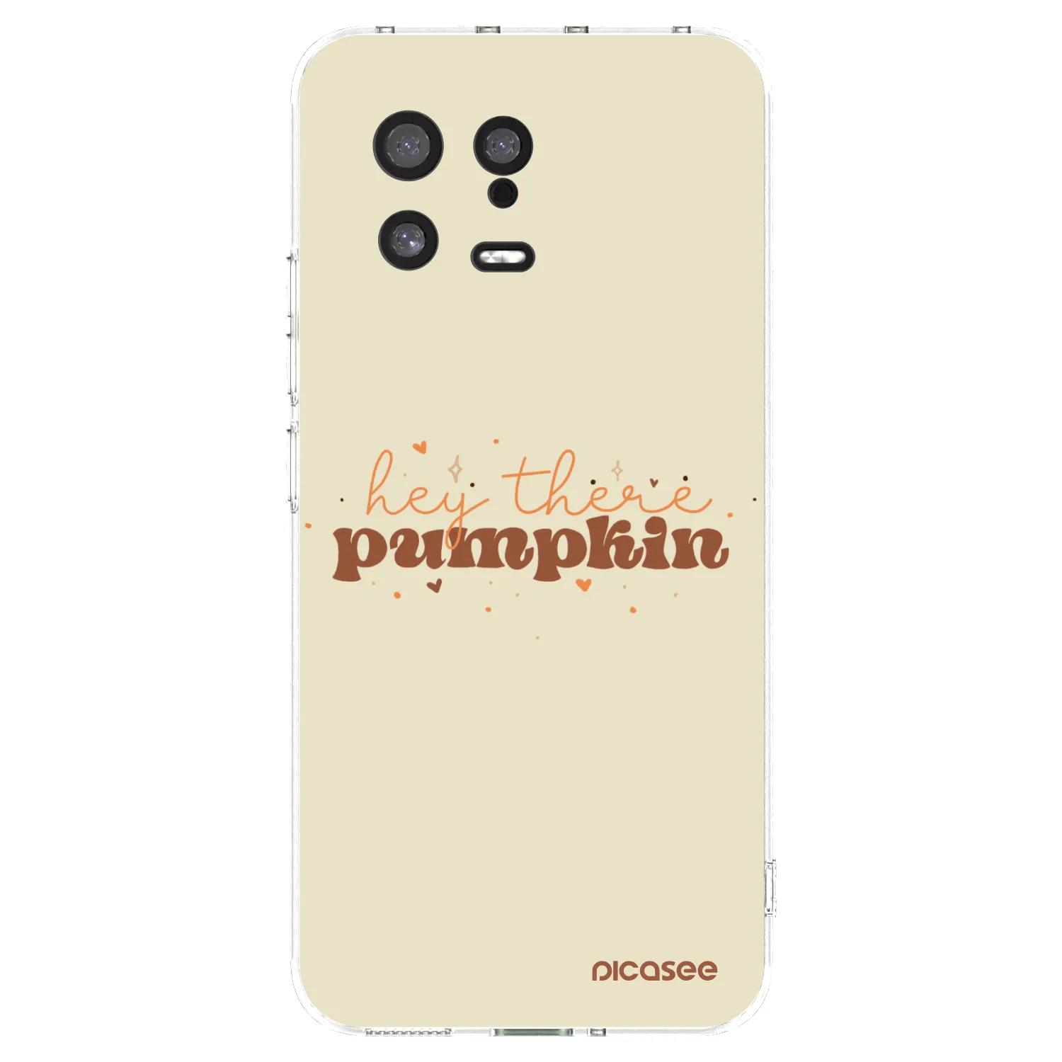 Picasee Xiaomi 13 Hülle - Transparentes Silikon - Hey there pumpkin