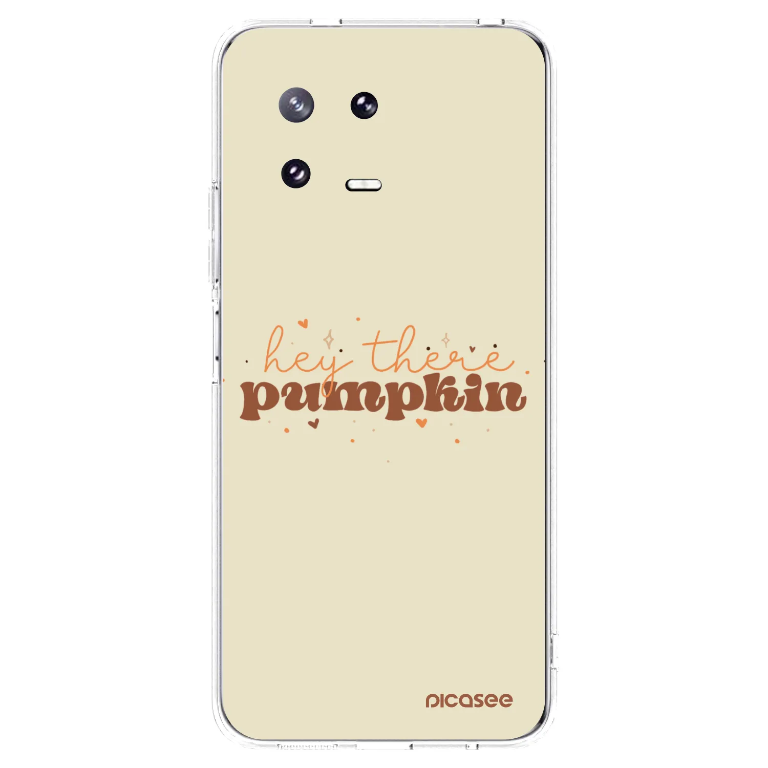 Picasee Xiaomi 13 Pro Hülle - Transparentes Silikon - Hey there pumpkin
