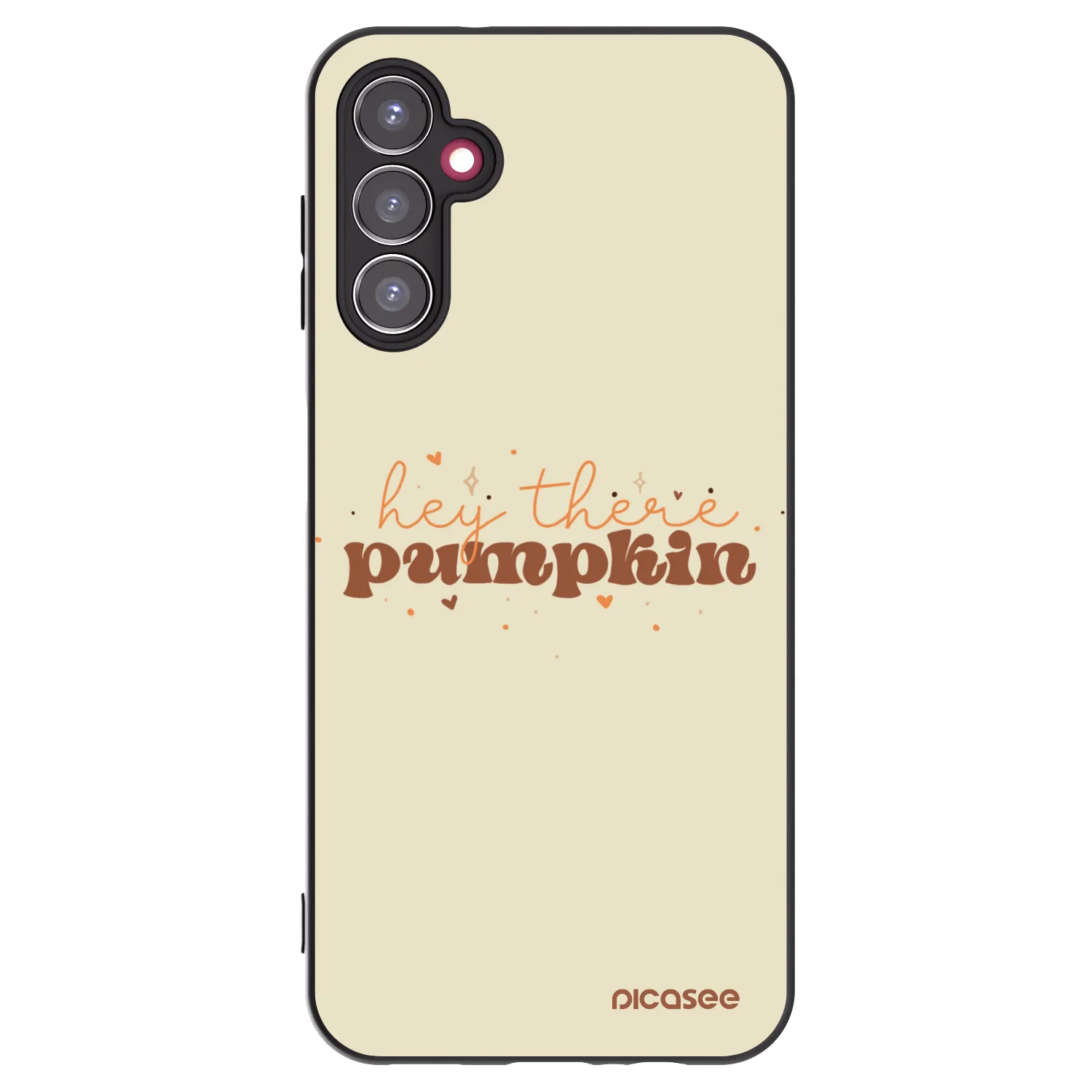 Picasee Samsung Galaxy A14 5G A146P Hülle - Schwarzes Silikon - Hey there pumpkin