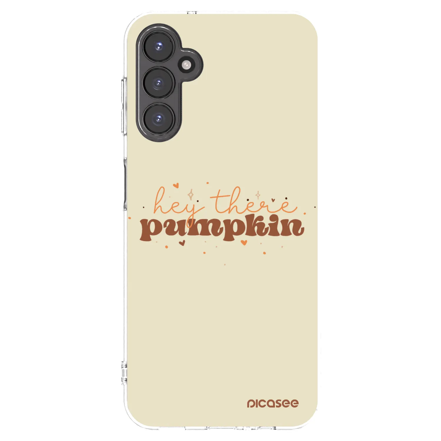 Picasee Samsung Galaxy A14 5G A146P Hülle - Transparentes Silikon - Hey there pumpkin