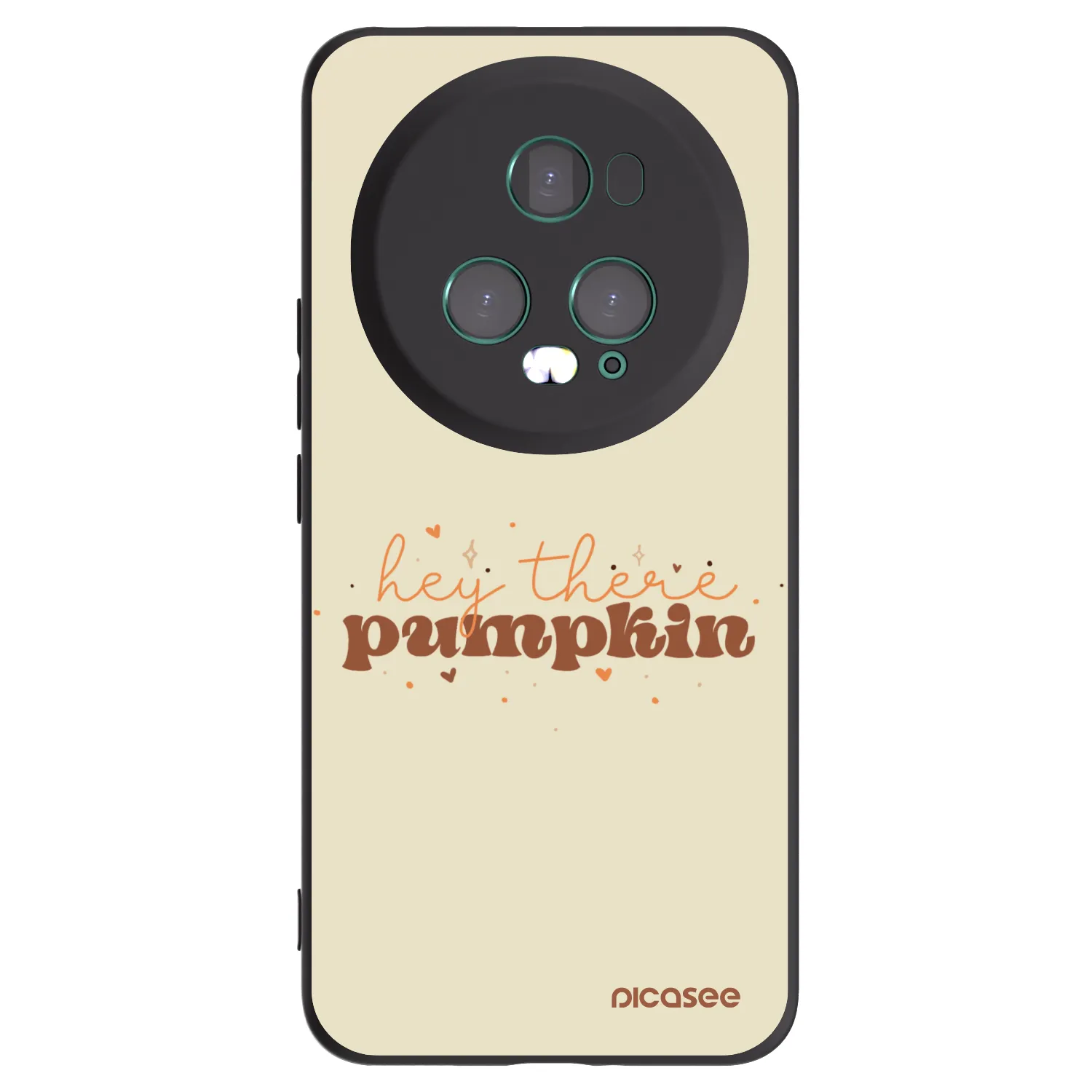 Picasee Honor Magic5 Pro Hülle - Schwarzes Silikon - Hey there pumpkin
