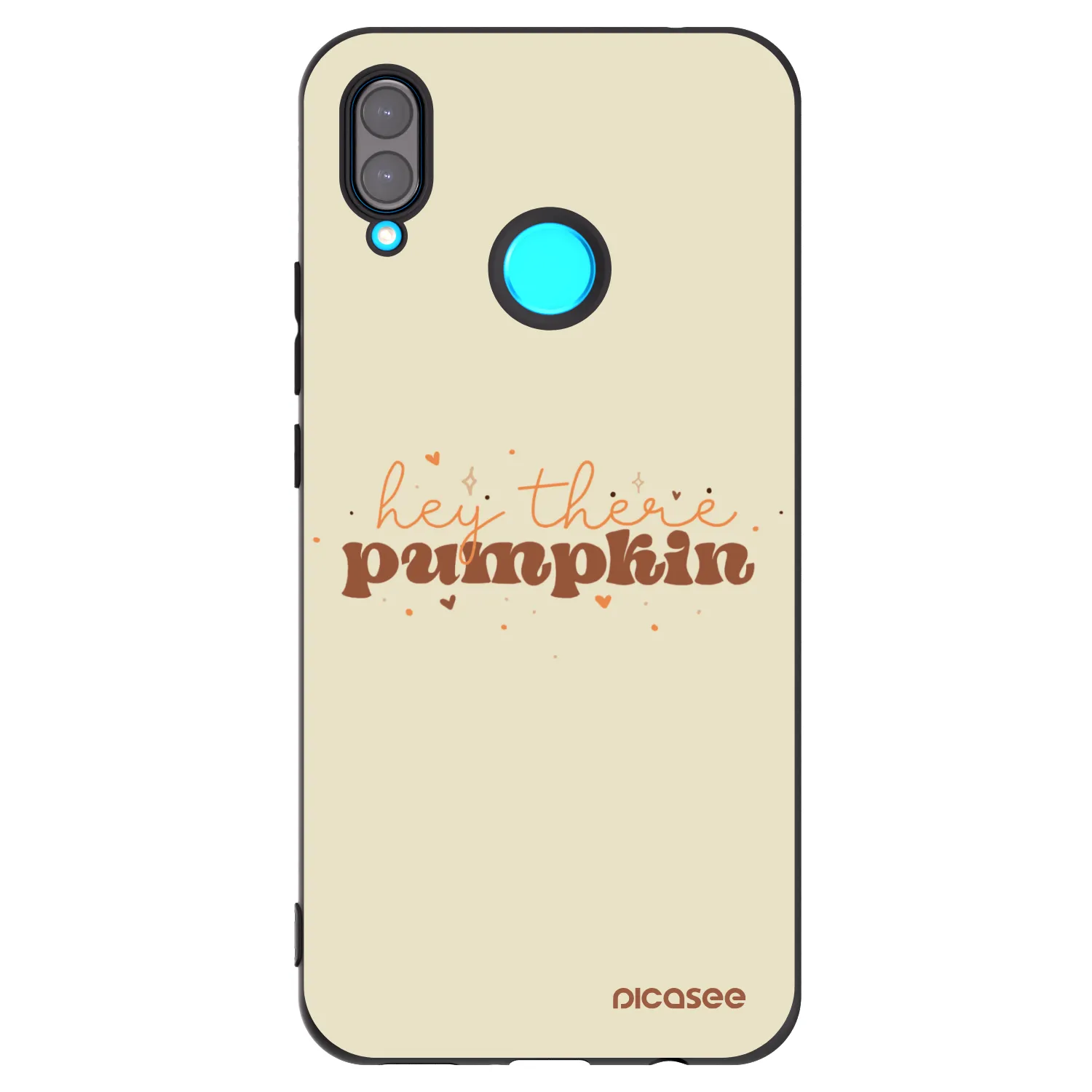 Picasee Huawei Nova 3 Hülle - Schwarzes Silikon - Hey there pumpkin