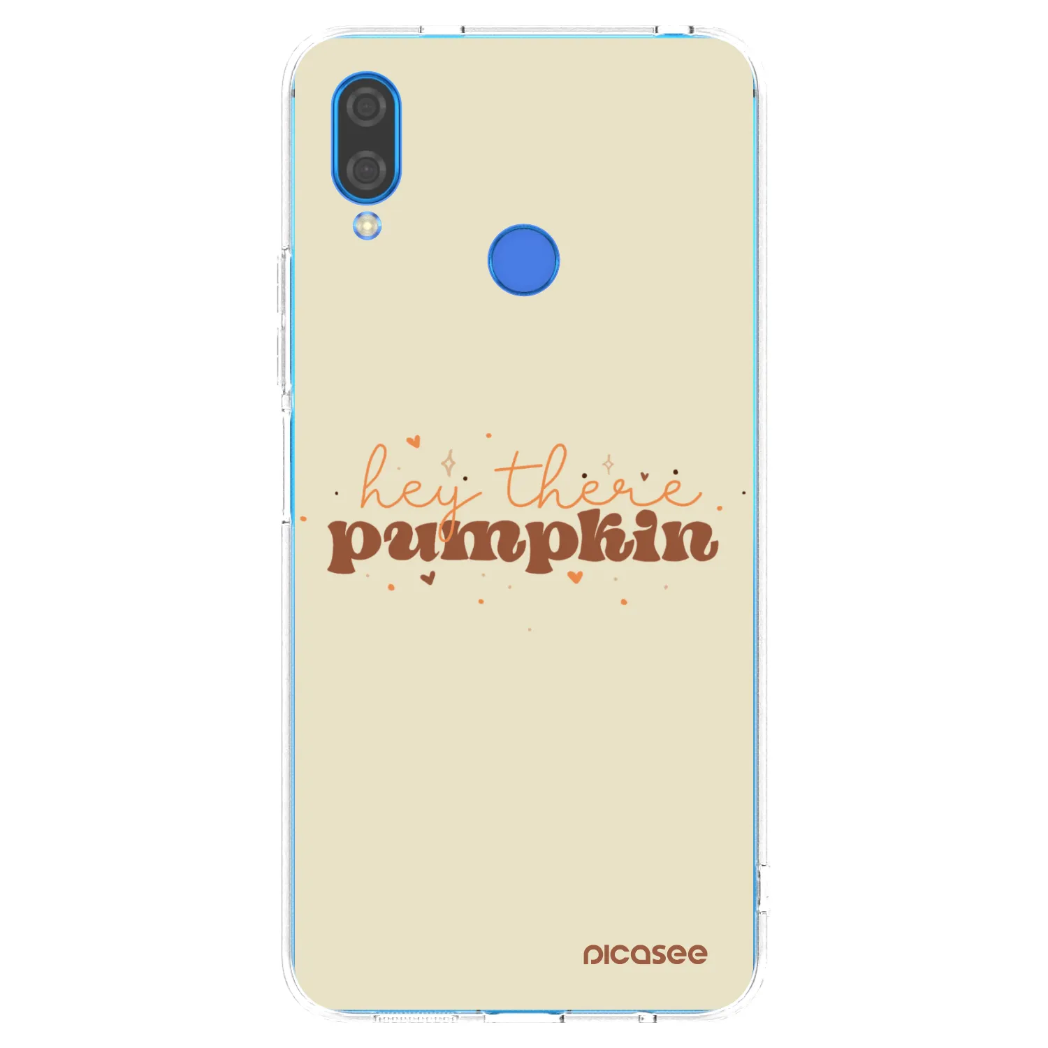 Picasee Huawei Nova 3 Hülle - Transparentes Silikon - Hey there pumpkin