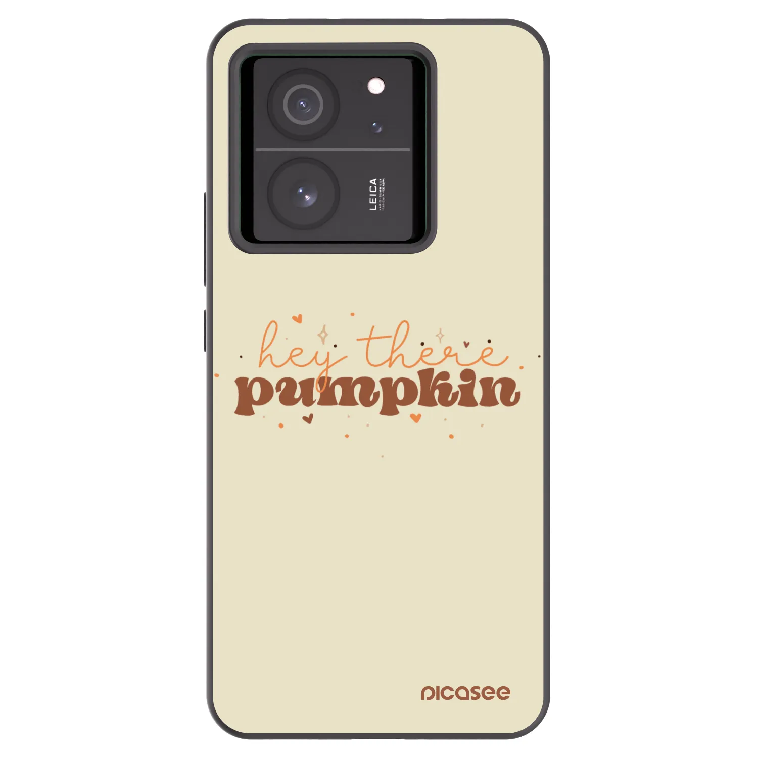 Picasee Xiaomi 13T Hülle - Schwarzes Silikon - Hey there pumpkin
