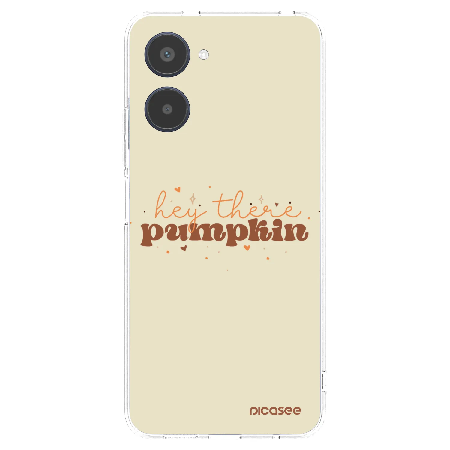 Picasee Realme 10 4G Hülle - Transparentes Silikon - Hey there pumpkin