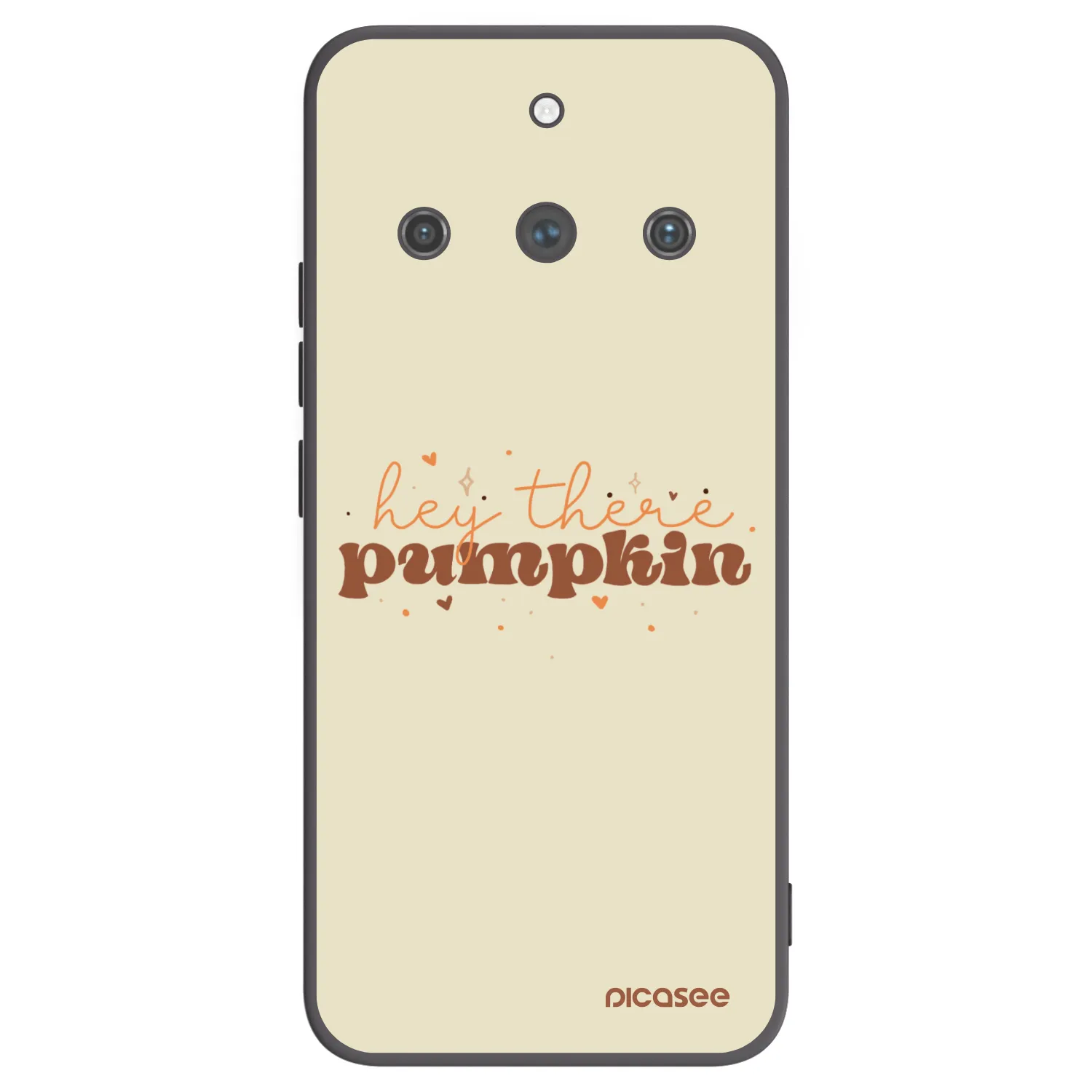 Picasee Realme 11 Pro+ Hülle - Schwarzes Silikon - Hey there pumpkin