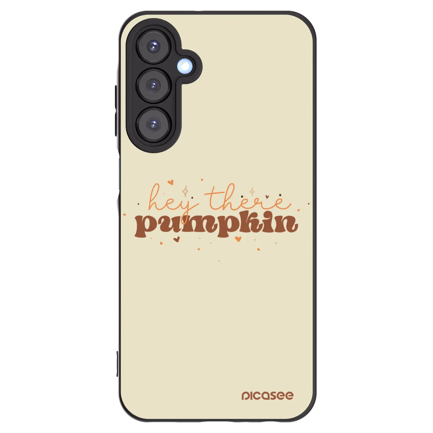 Picasee Samsung Galaxy A25 A256B 5G Hülle - Schwarzes Silikon - Hey there pumpkin