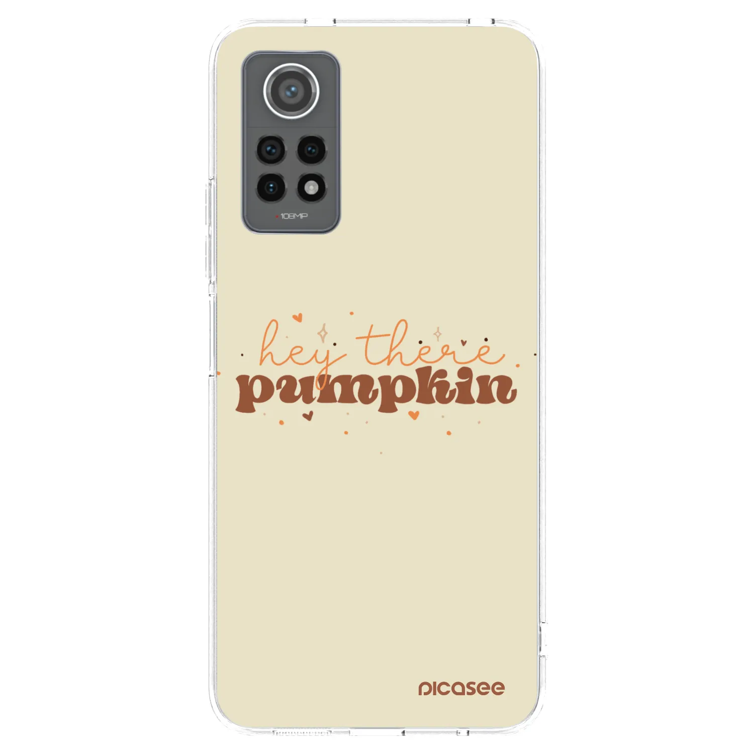 Picasee Xiaomi Redmi Note 12 Pro 4G Hülle - Transparentes Silikon - Hey there pumpkin