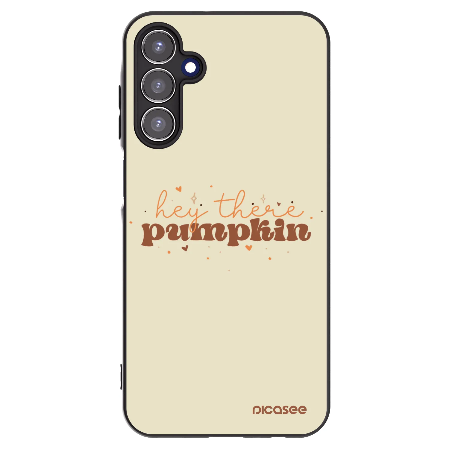 Picasee Samsung Galaxy A15 A156B 5G Hülle - Schwarzes Silikon - Hey there pumpkin