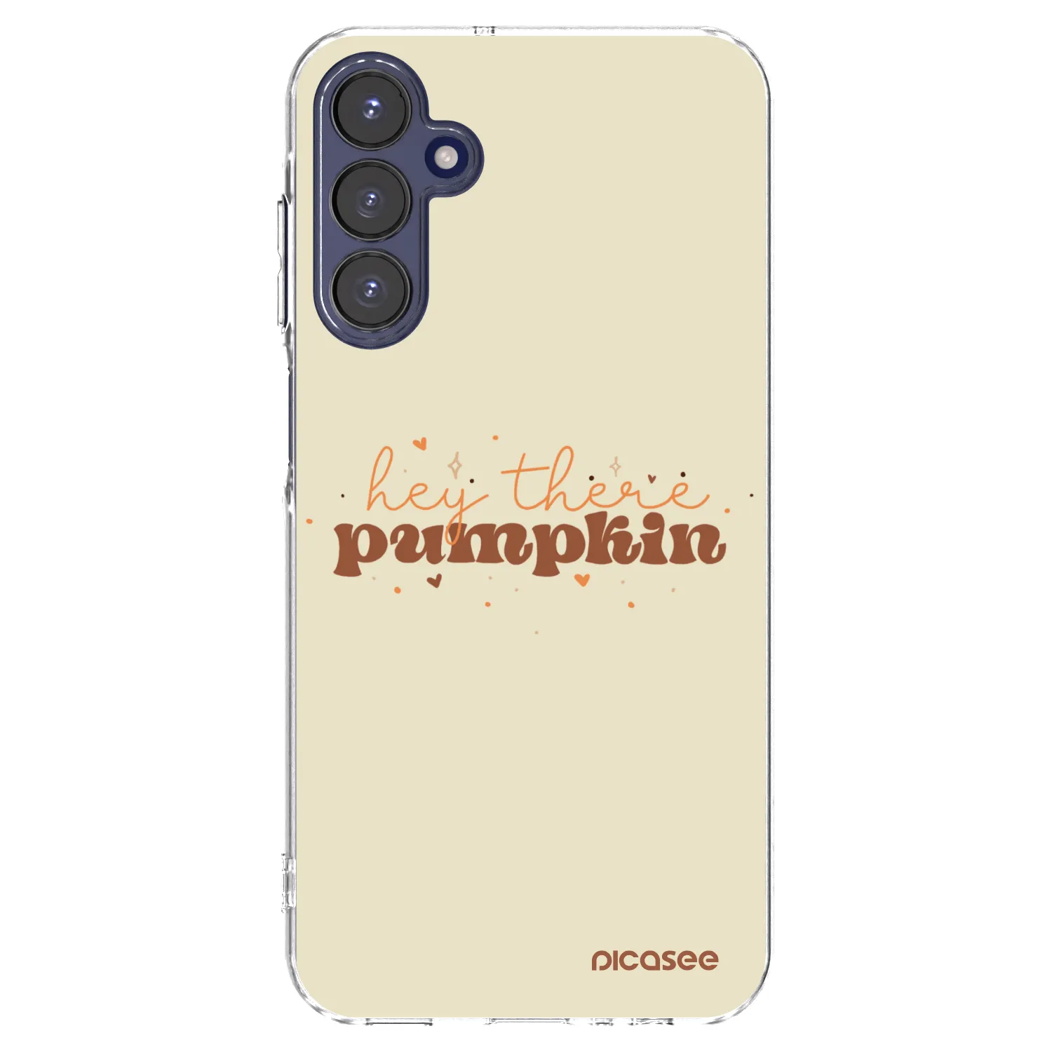 Picasee Samsung Galaxy A15 A155F 4G Hülle - Transparentes Silikon - Hey there pumpkin