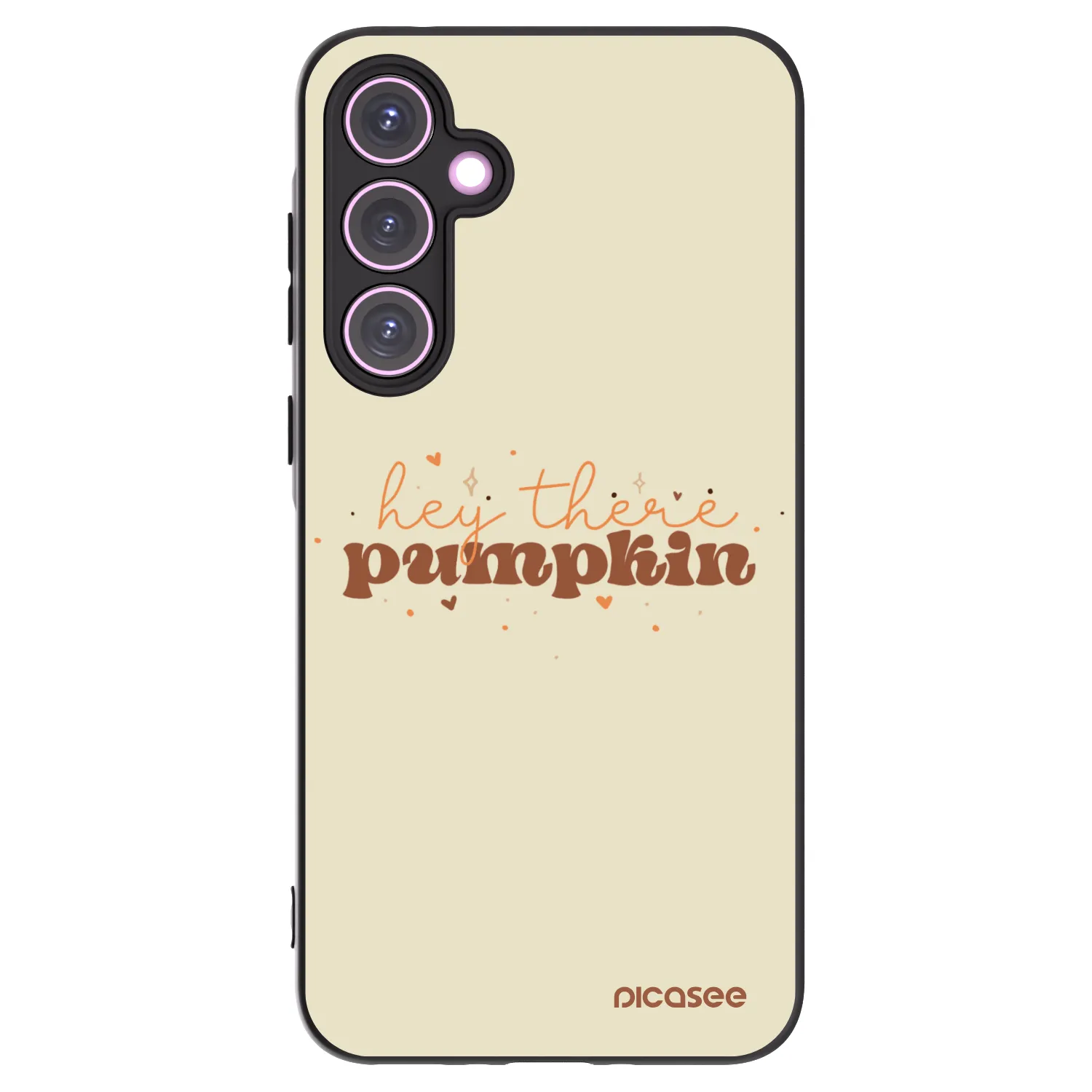 Picasee Samsung Galaxy A35 5G A356B Hülle - Schwarzes Silikon - Hey there pumpkin