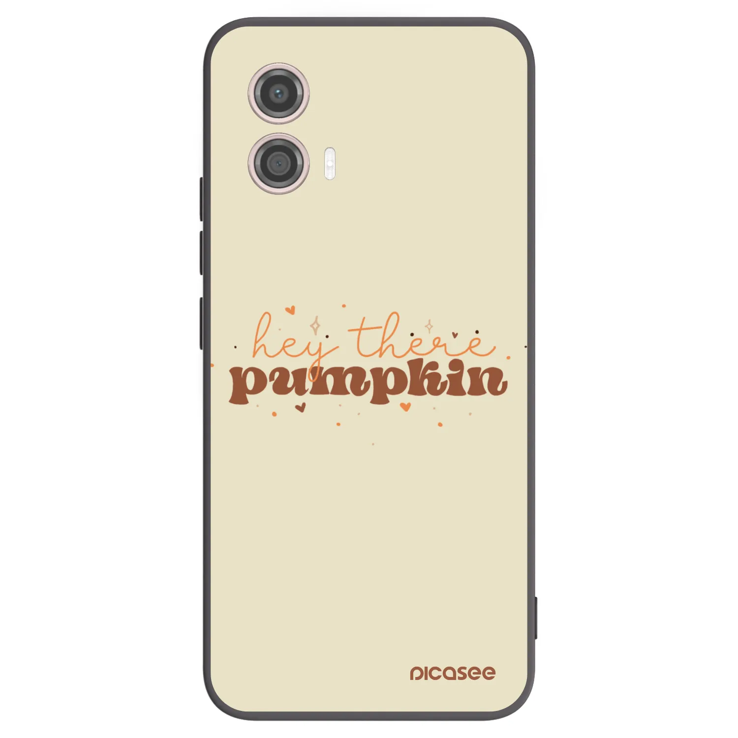 Picasee Motorola Moto G53 5G Hülle - Schwarzes Silikon - Hey there pumpkin