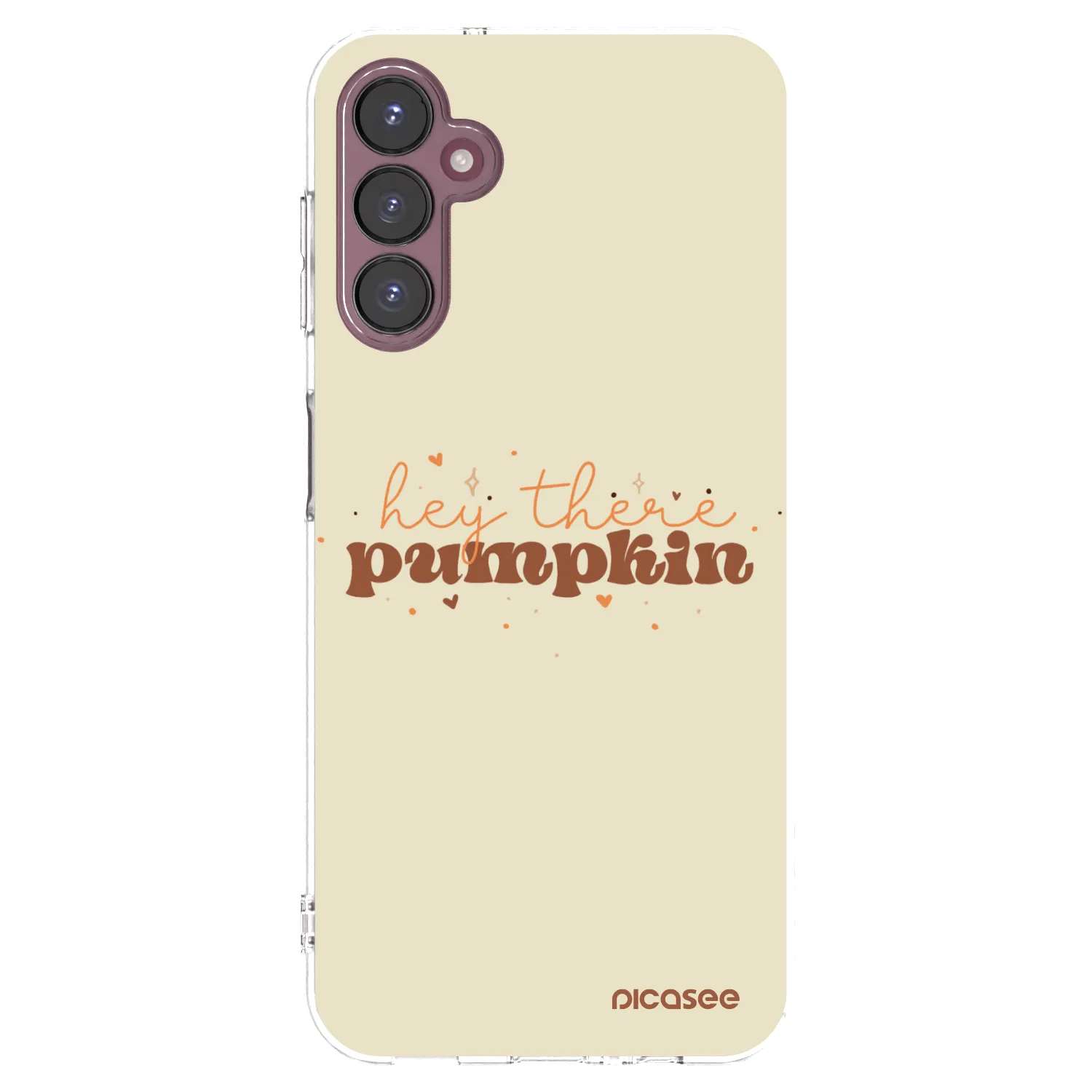 Picasee Samsung Galaxy A05s A057G Hülle - Transparentes Silikon - Hey there pumpkin