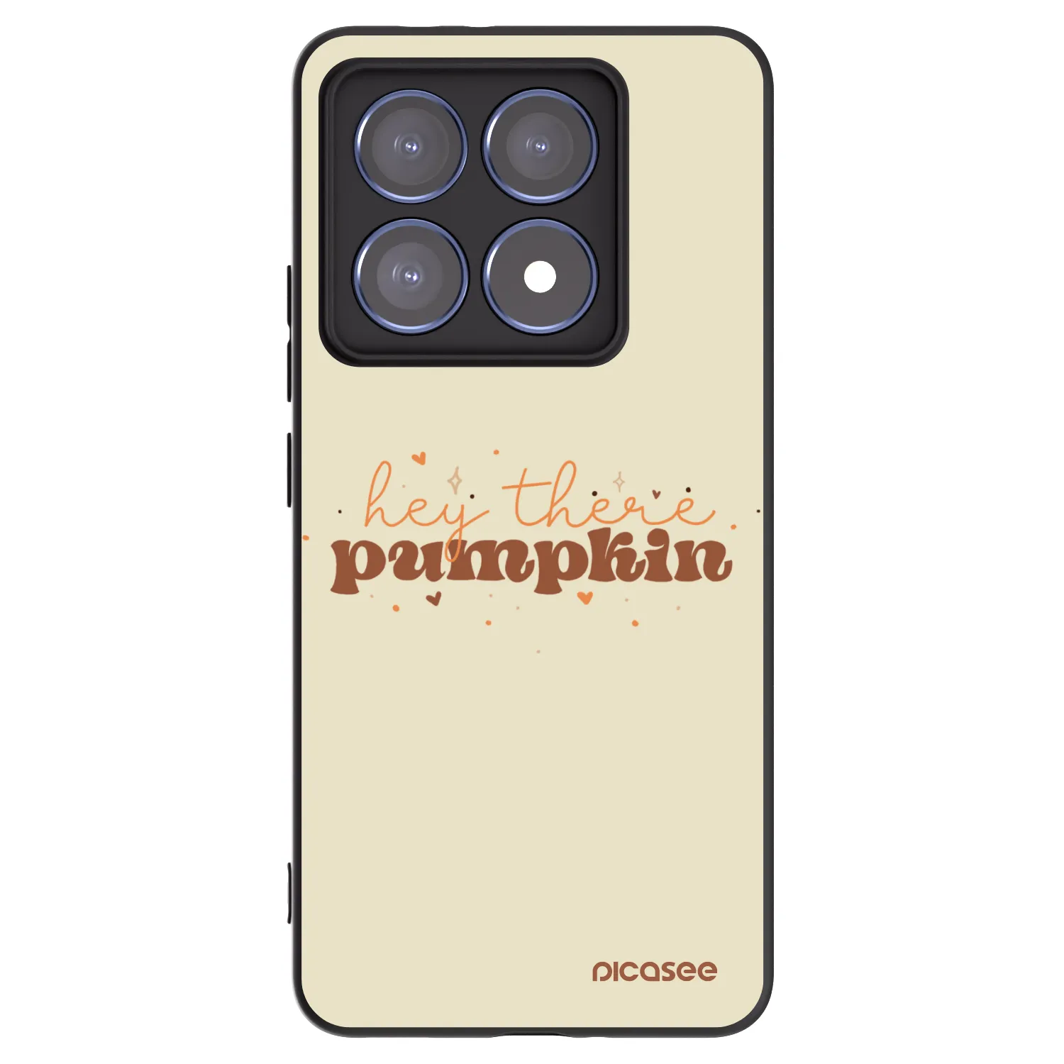 Picasee Xiaomi 14T Pro Hülle - Schwarzes Silikon - Hey there pumpkin