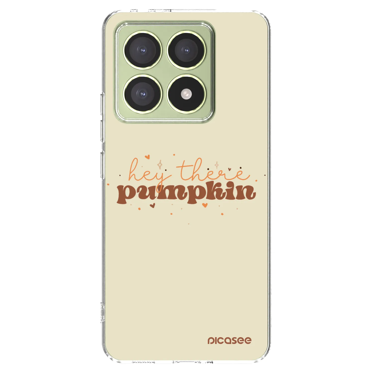 Picasee Xiaomi 14T Hülle - Transparentes Silikon - Hey there pumpkin