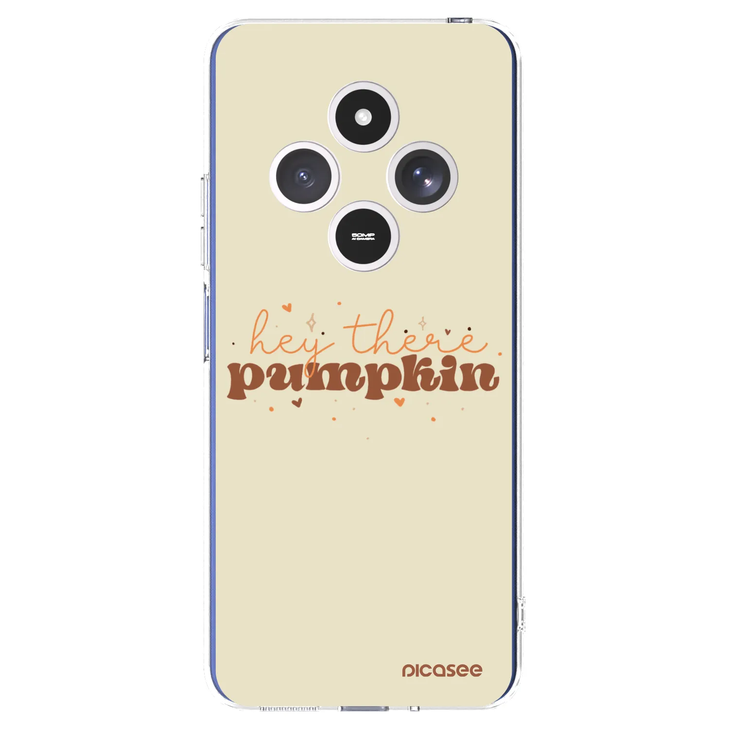 Picasee Xiaomi Redmi 14C Hülle - Transparentes Silikon - Hey there pumpkin