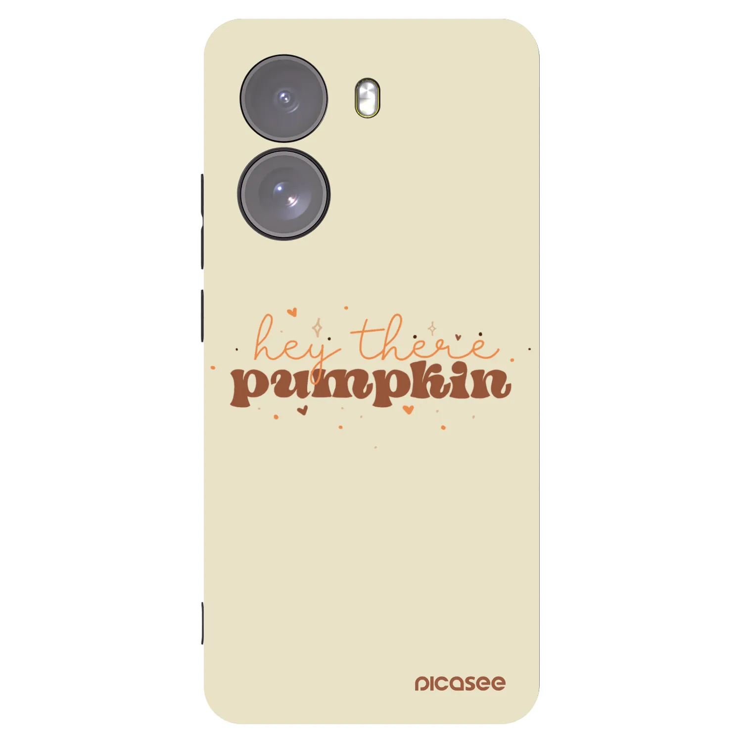 Picasee Xiaomi Poco X7 Hülle - Schwarzes Silikon - Hey there pumpkin
