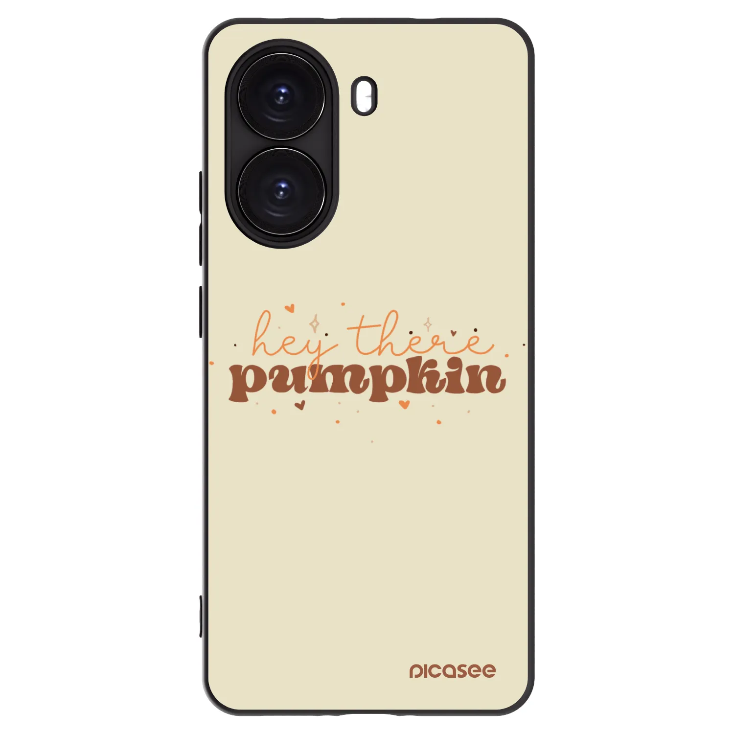 Picasee Xiaomi Poco X7 Pro 5G Hülle - Schwarzes Silikon - Hey there pumpkin