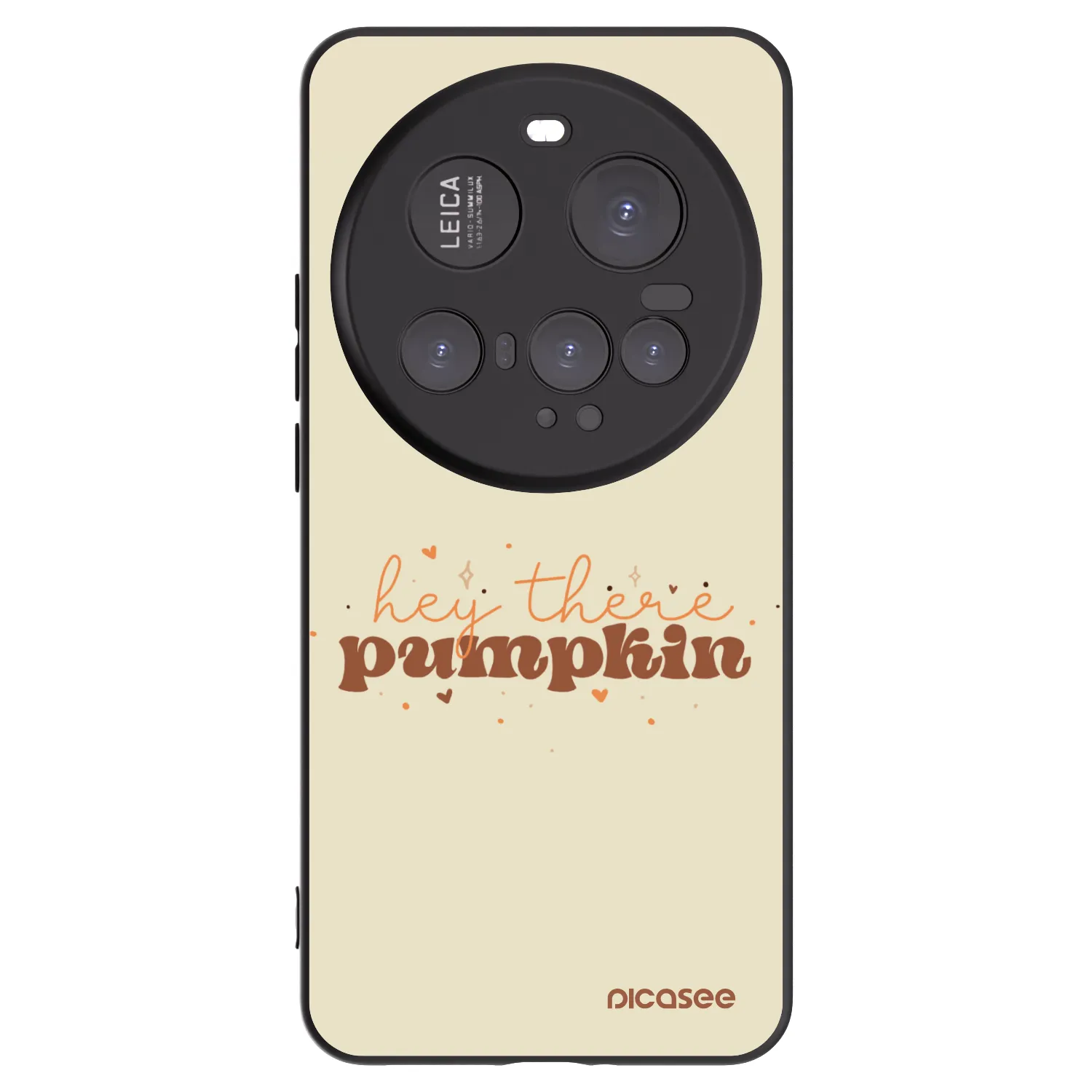 Picasee Xiaomi 15 Ultra Hülle - Schwarzes Silikon - Hey there pumpkin