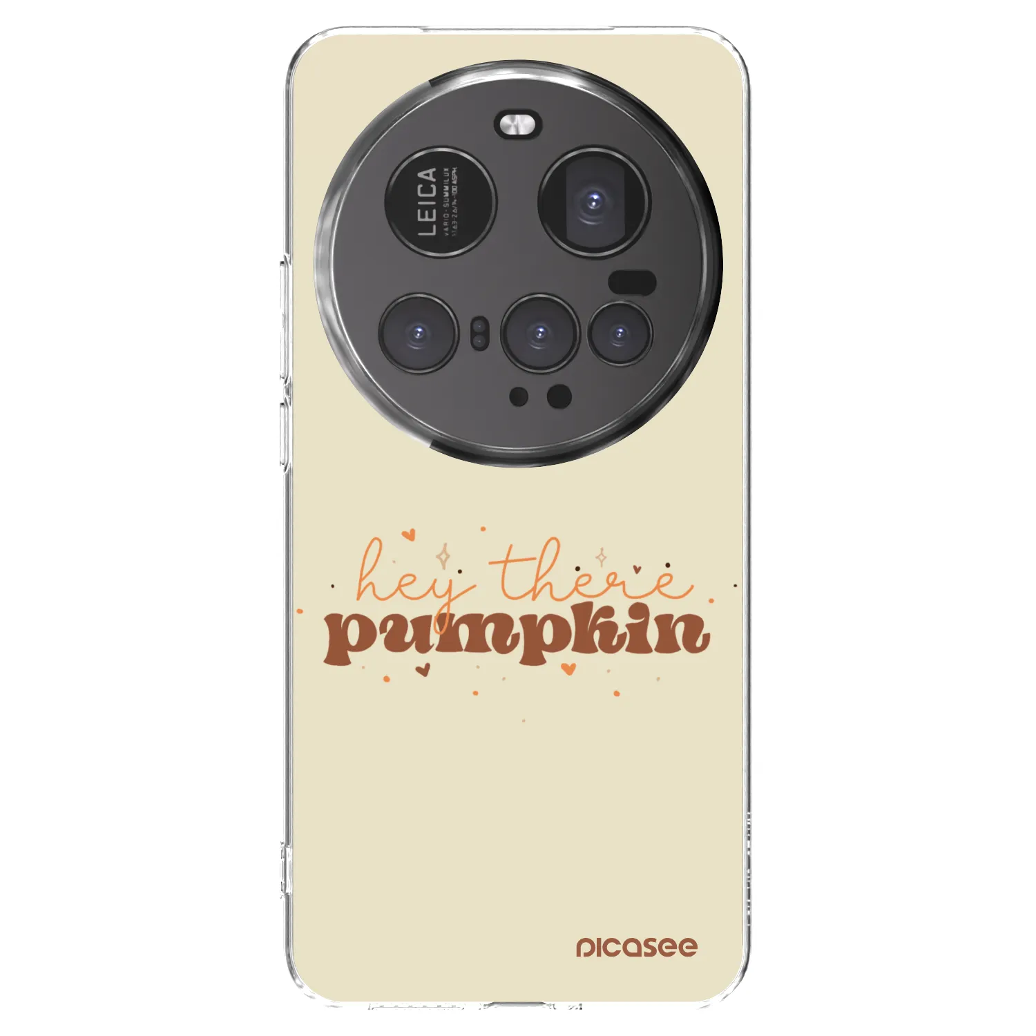Picasee Xiaomi 15 Ultra Hülle - Transparentes Silikon - Hey there pumpkin