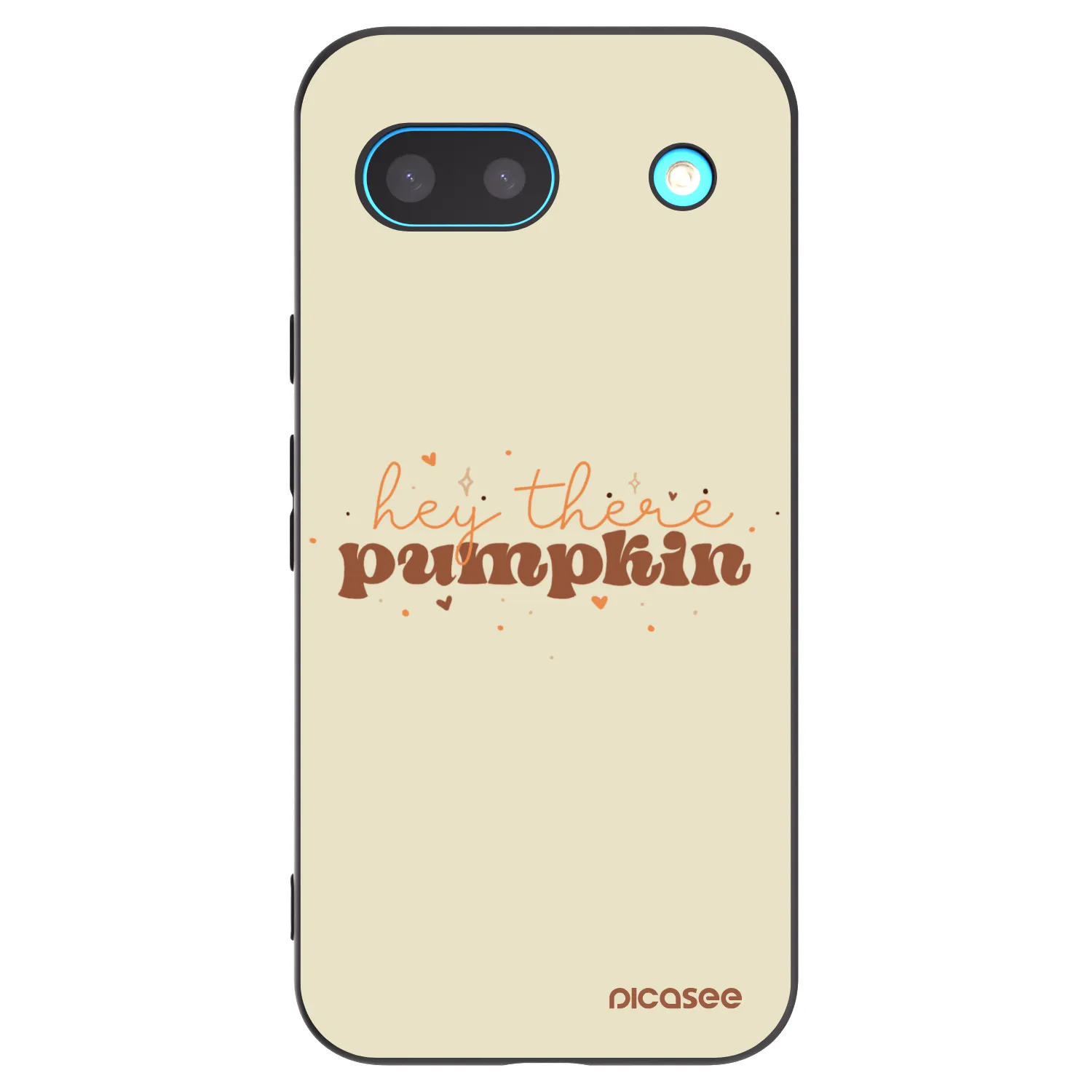 Picasee Google Pixel 8a Hülle - Schwarzes Silikon - Hey there pumpkin