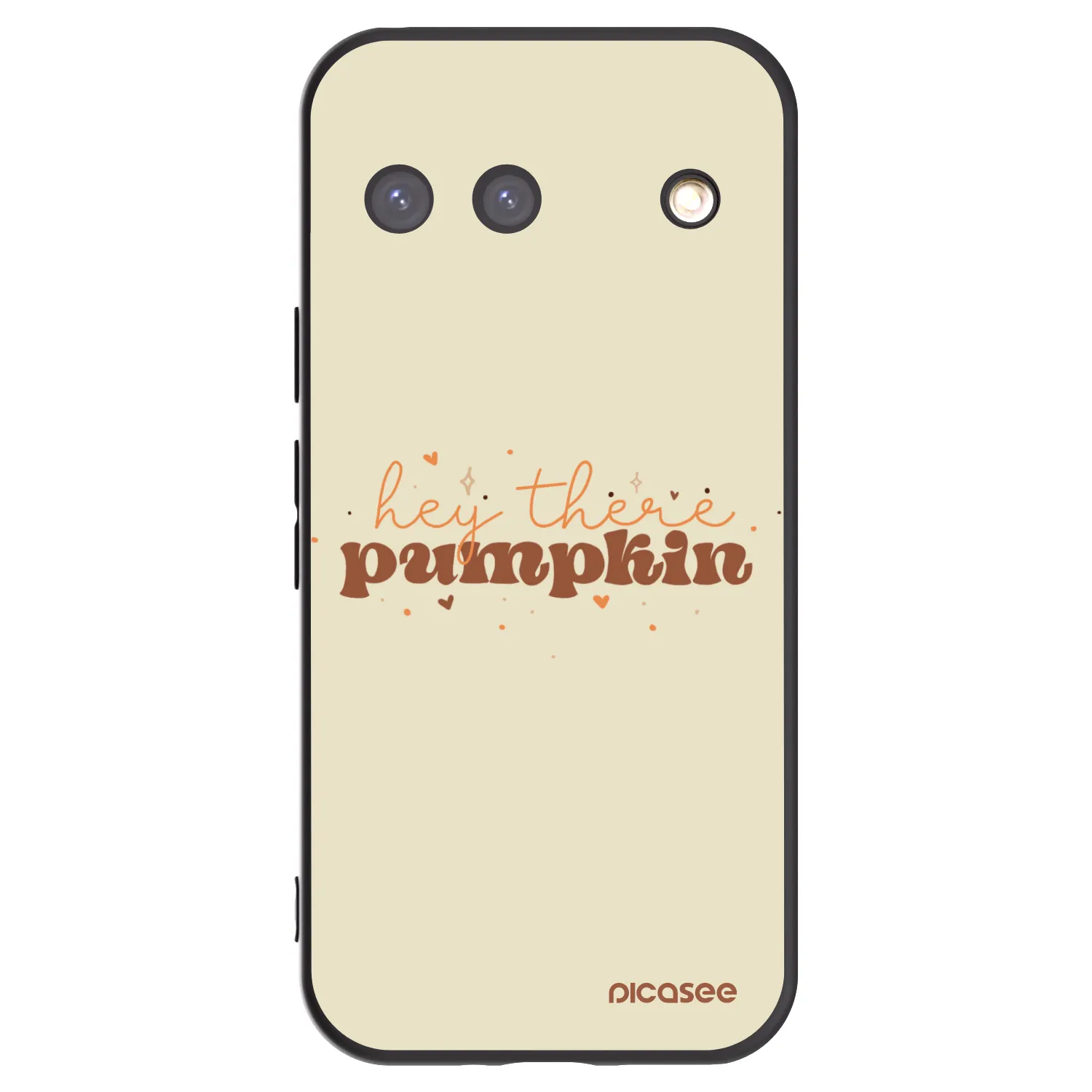 Picasee Google Pixel 9 Hülle - Schwarzes Silikon - Hey there pumpkin