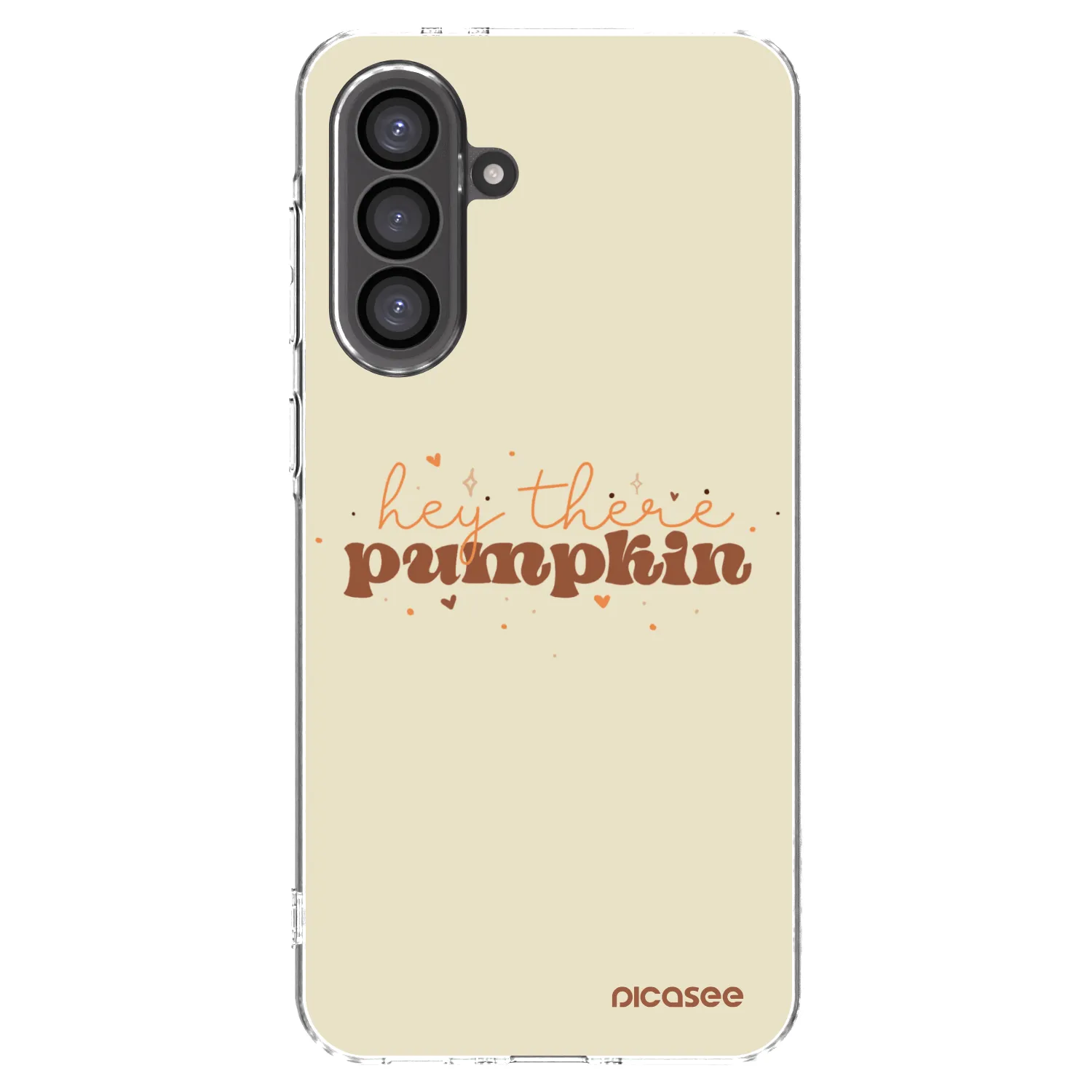 Picasee Samsung Galaxy A56 5G A566B Hülle - Transparentes Silikon - Hey there pumpkin