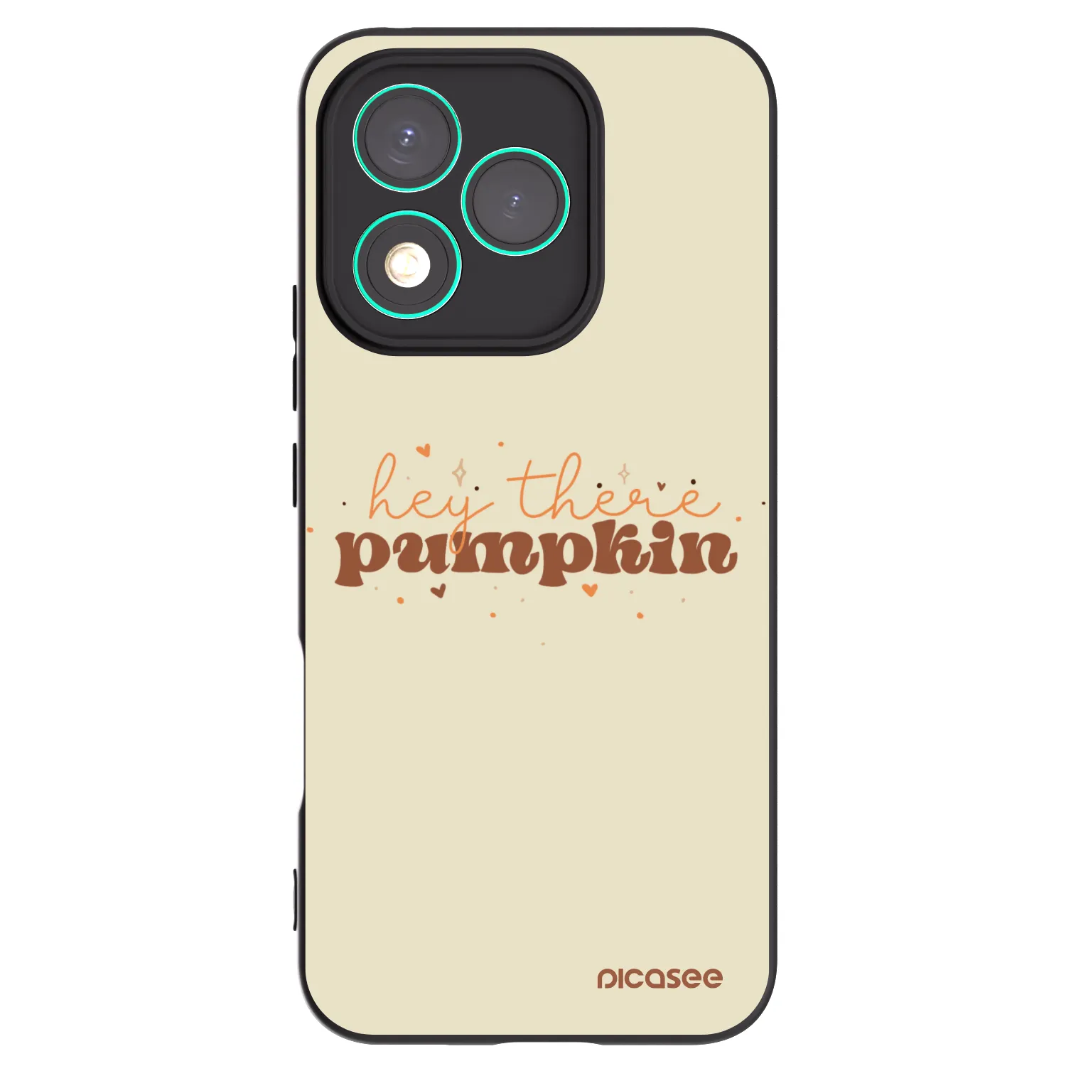 Picasee Honor 400 Lite 5G Hülle - Schwarzes Silikon - Hey there pumpkin