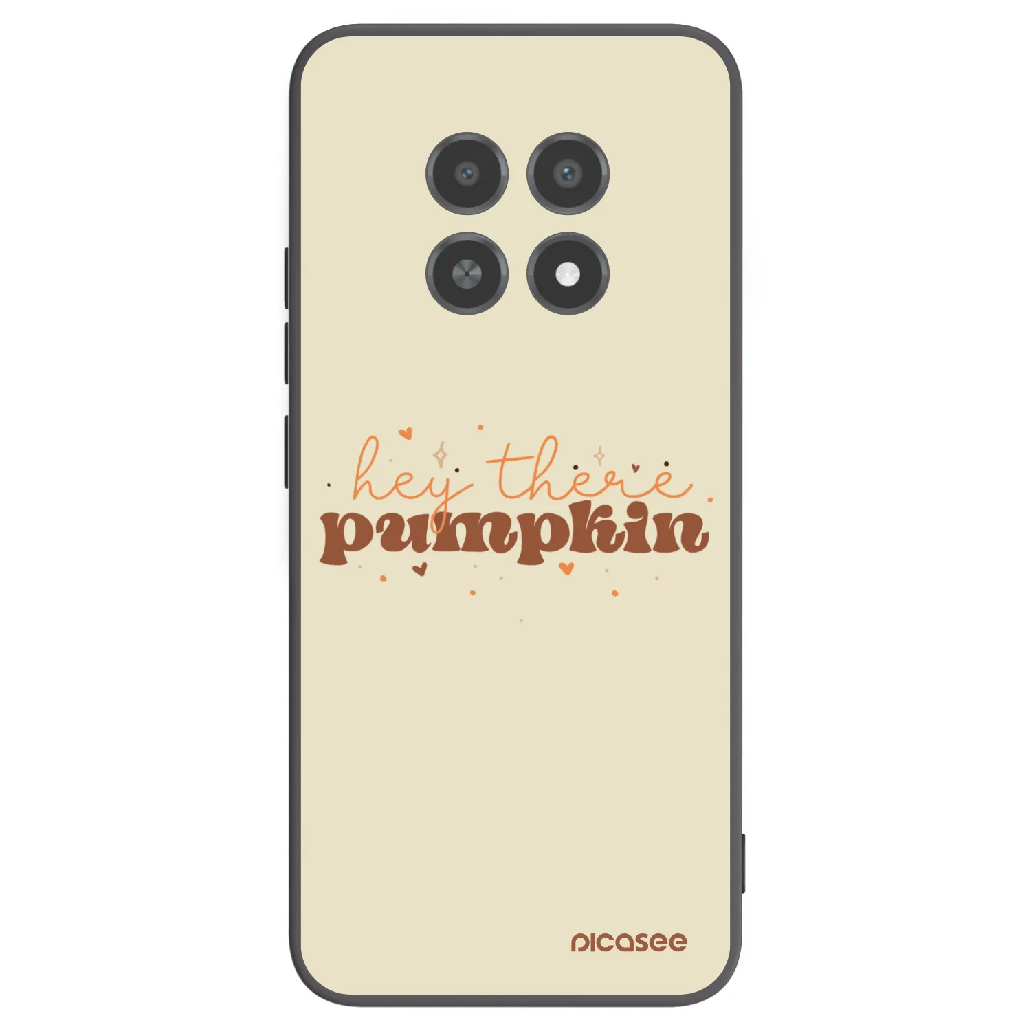 Picasee Realme 12X Hülle - Schwarzes Silikon - Hey there pumpkin