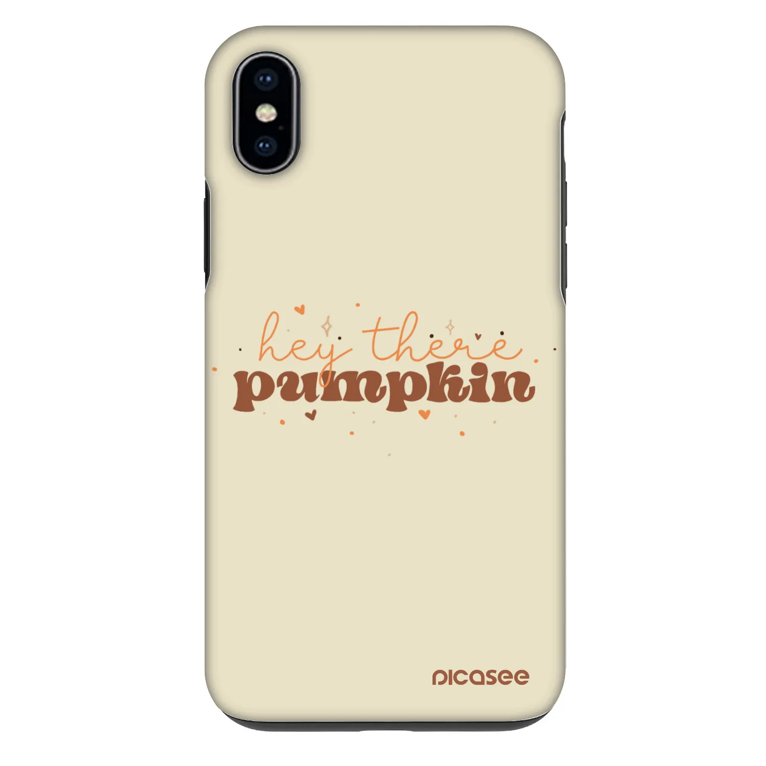 Picasee Fashion Case für Apple iPhone XS Max - Hey there pumpkin