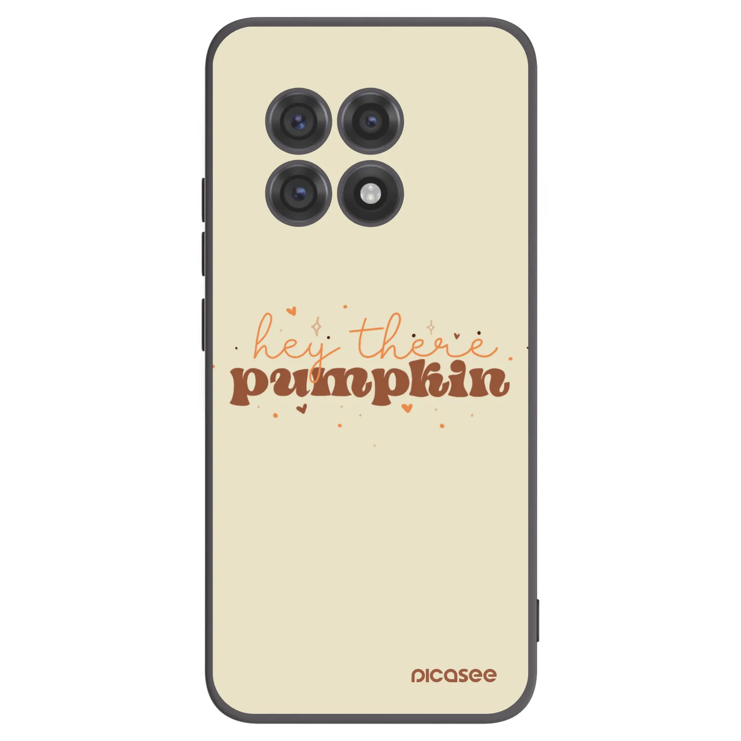 Picasee OnePlus 13R 5G Hülle - Schwarzes Silikon - Hey there pumpkin