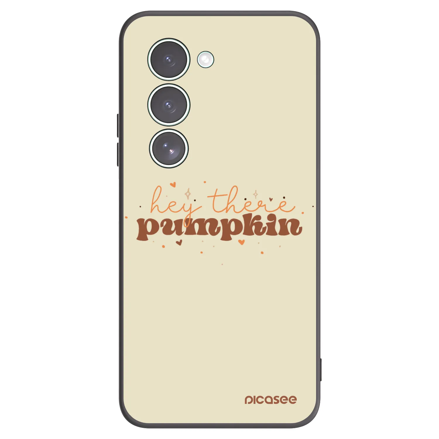 Picasee Xiaomi Redmi 15 5G Hülle - Schwarzes Silikon - Hey there pumpkin